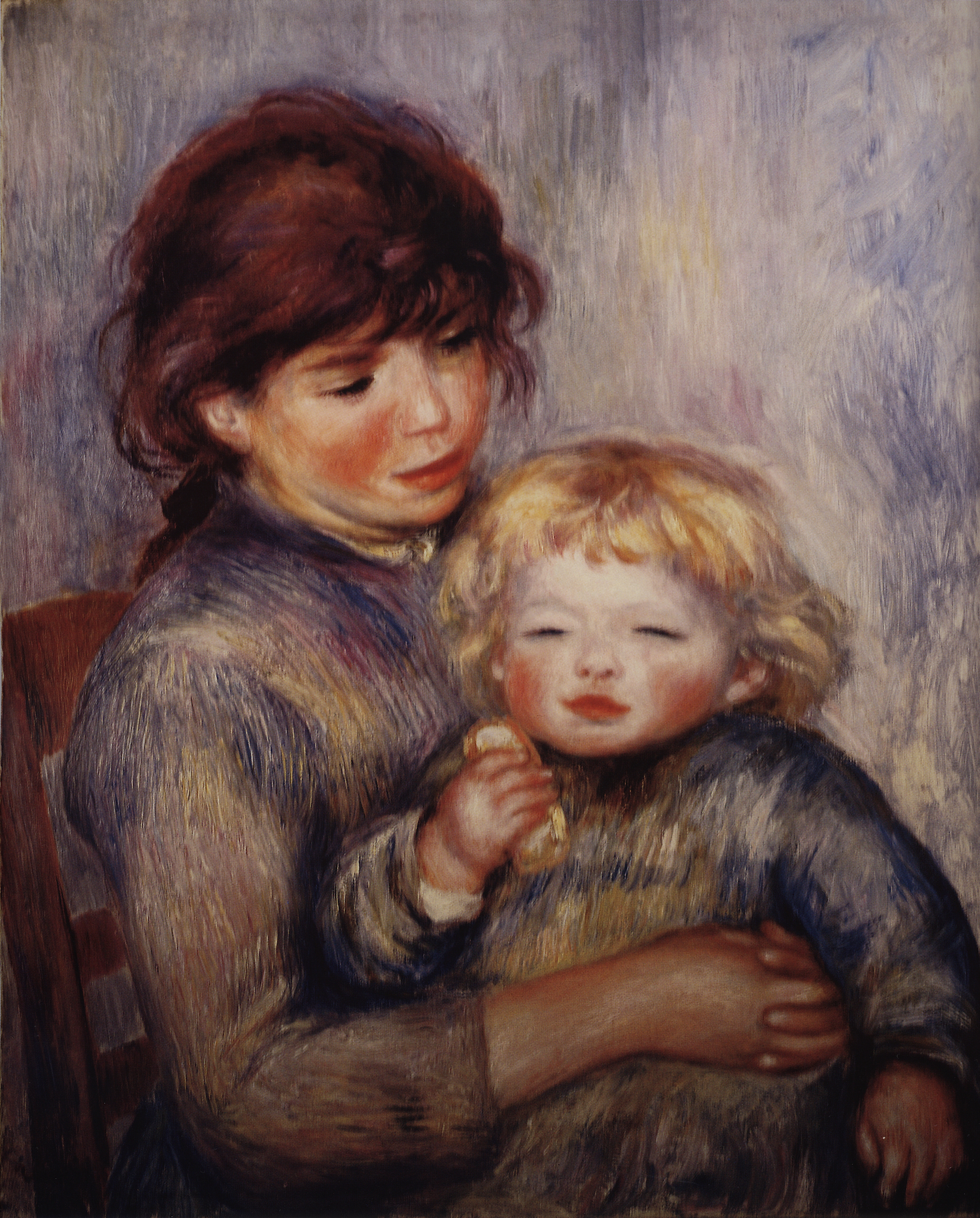 Ренуар. Материнство (Ребенок с печеньем). 1887