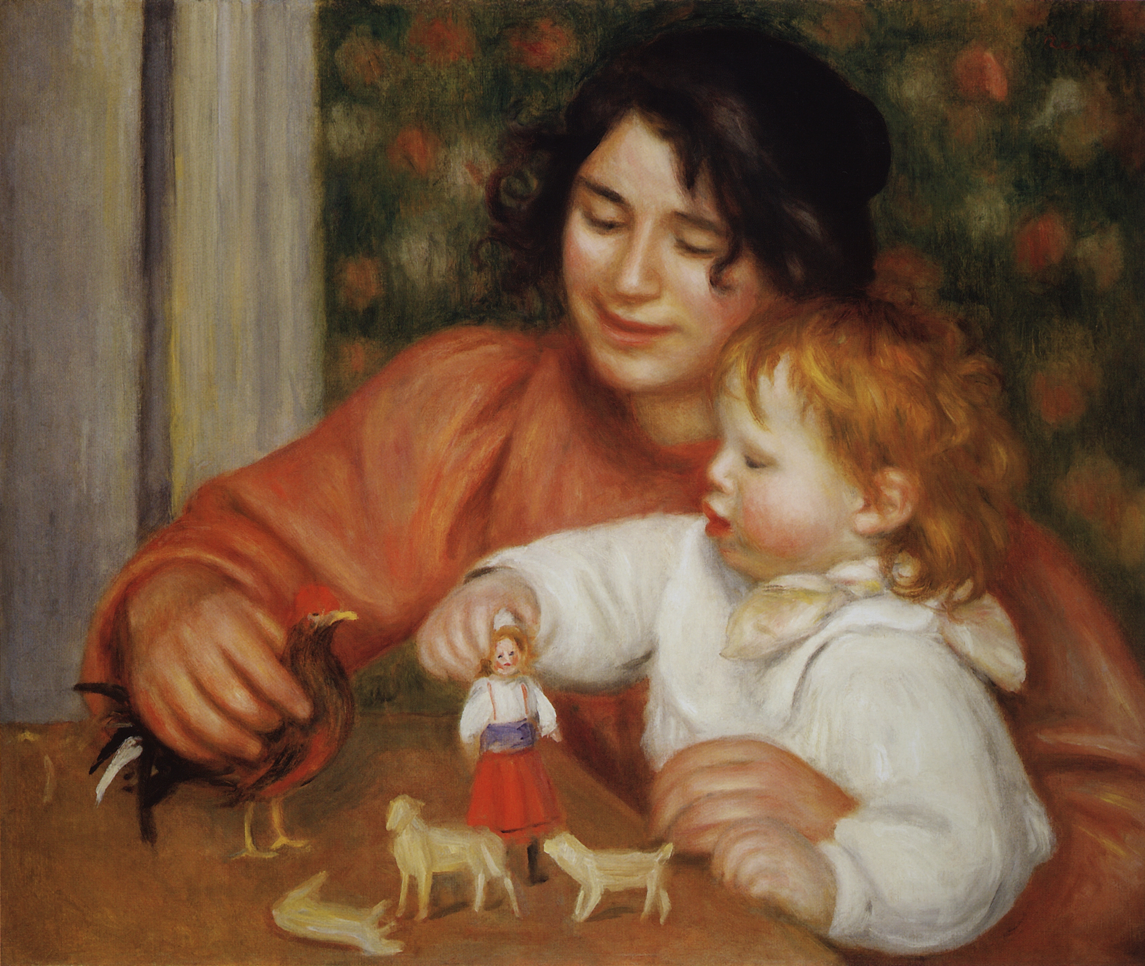 Ренуар. Ребенок с игрушками (Габриэль и Жан). 1895-1896