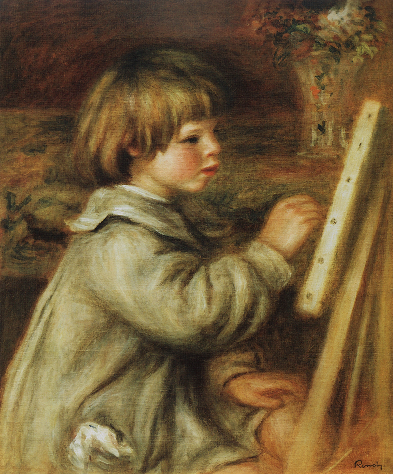 Ренуар. Коко рисует. 1907