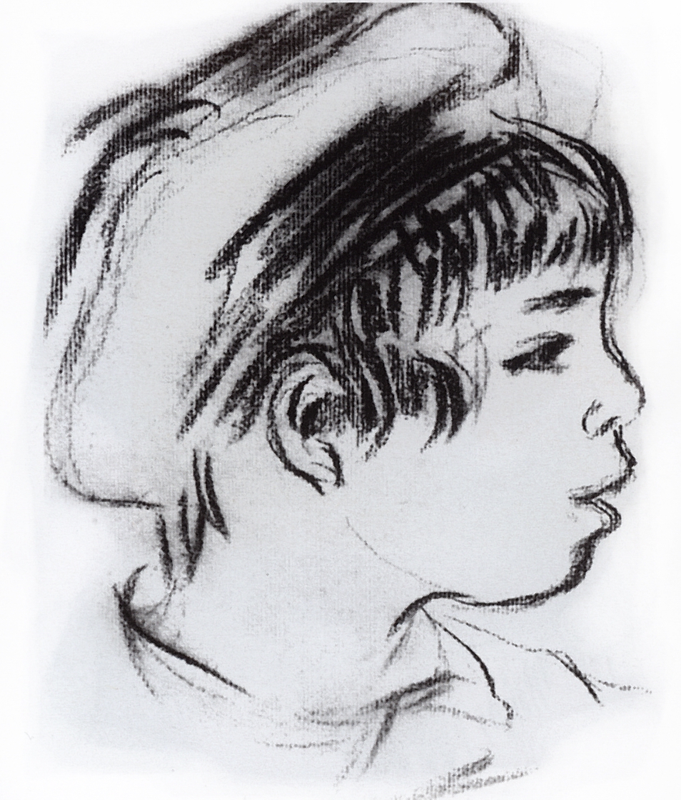Ренуар. Мальчик в берете. 1890-1895