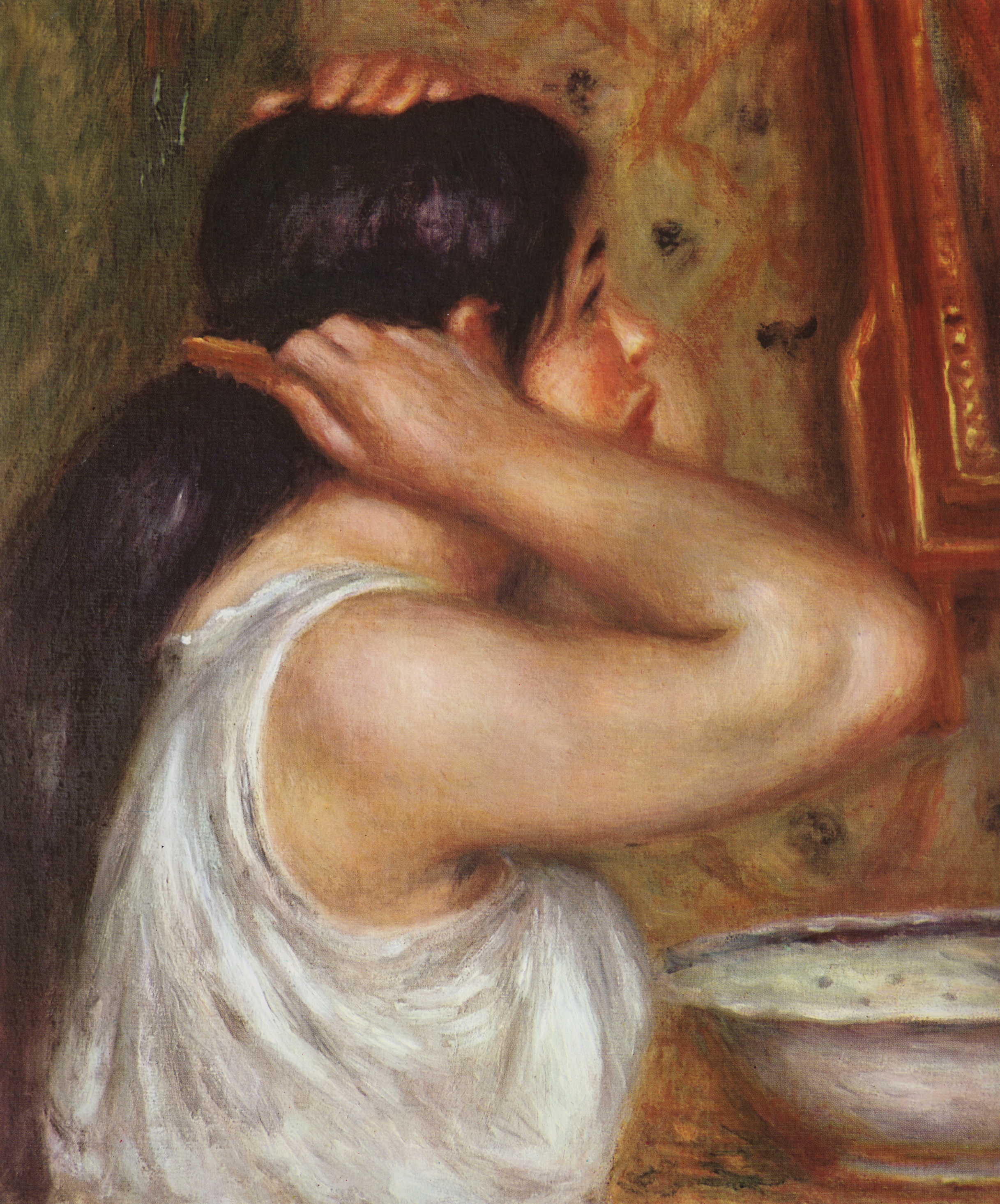 Ренуар. Туалет (Женщина, расчесывающая волосы). 1910