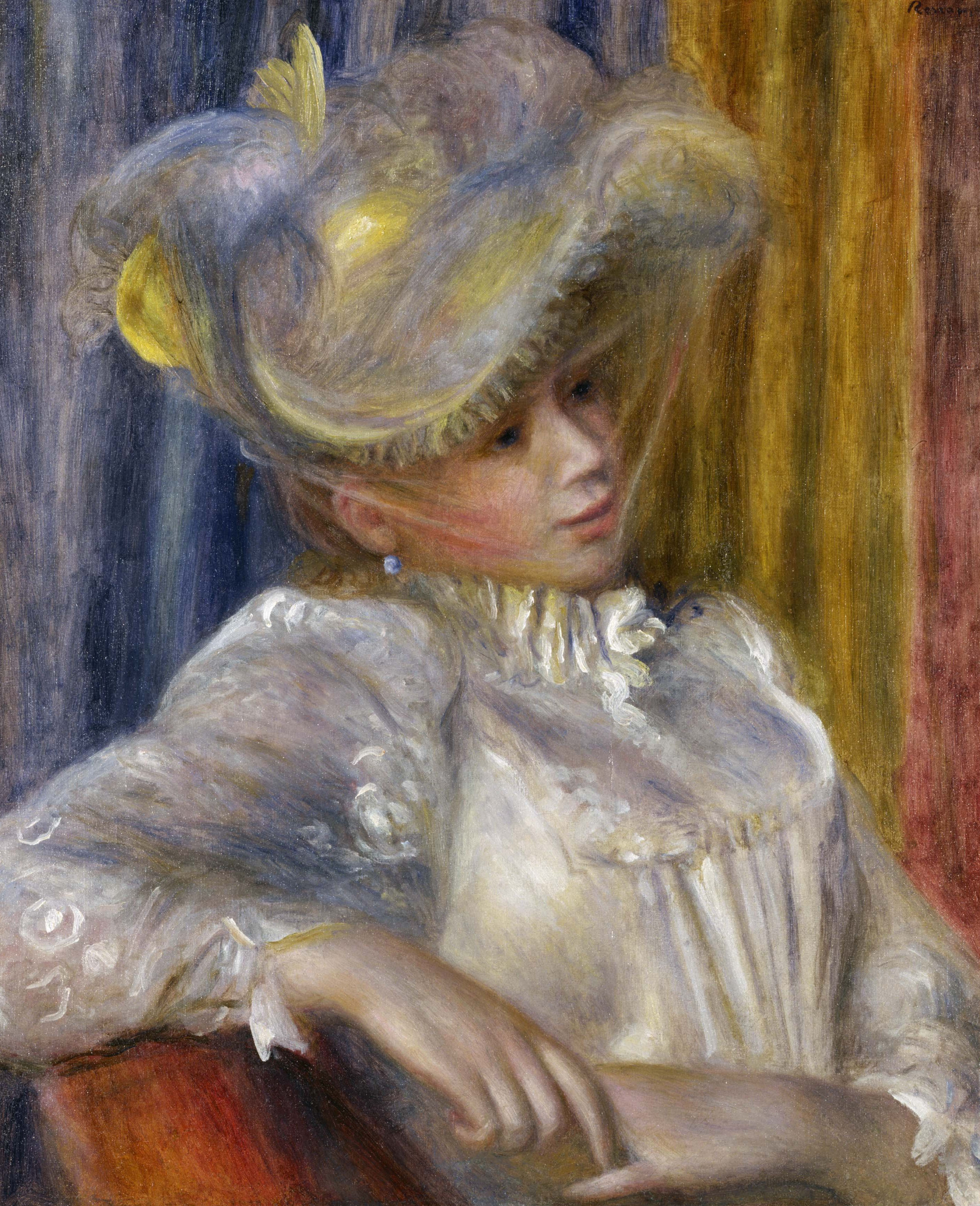 Ренуар. Женщина в шляпе. 1891