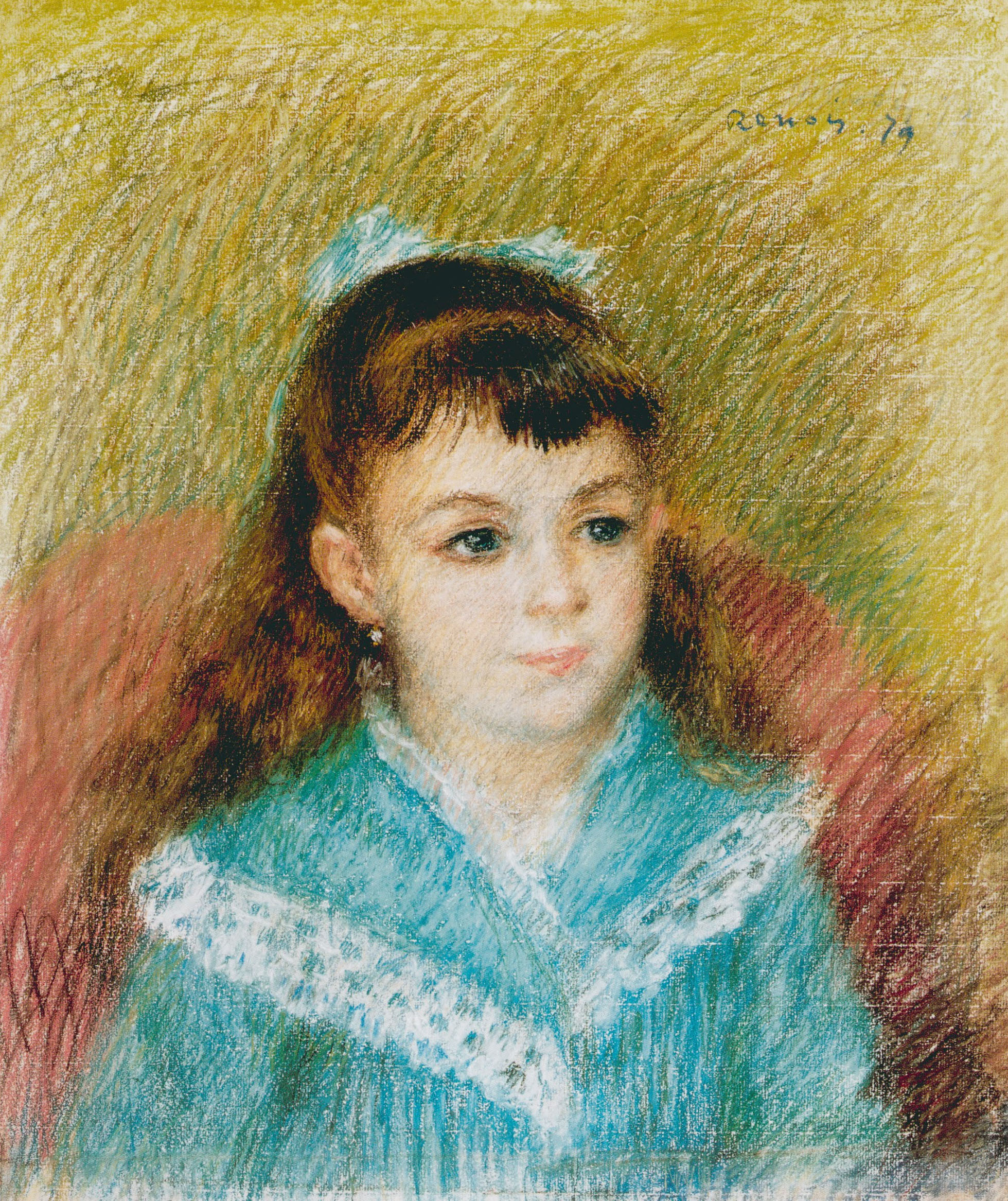Ренуар. Портрет девочки. 1879