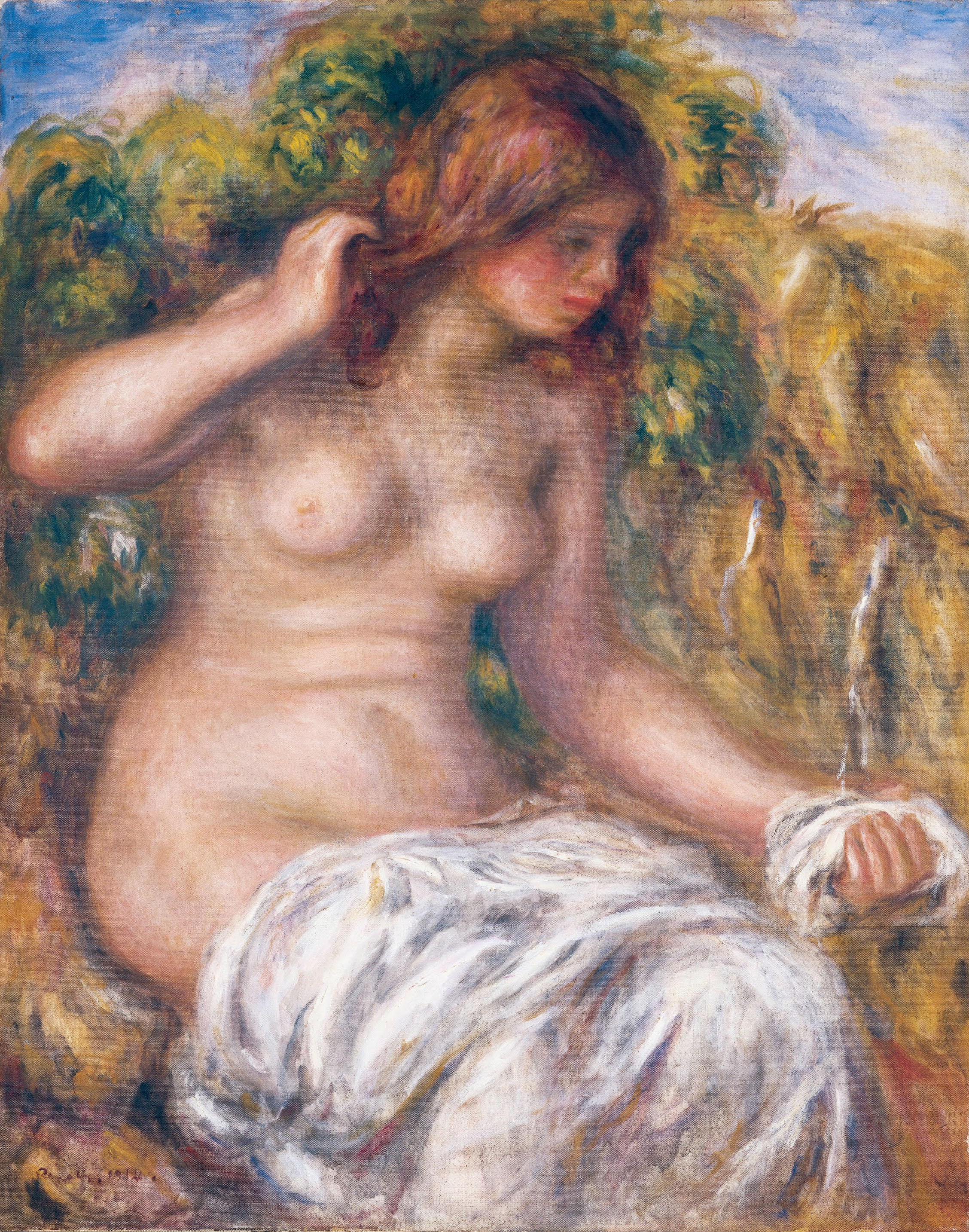 Ренуар. Женщина весной. 1914