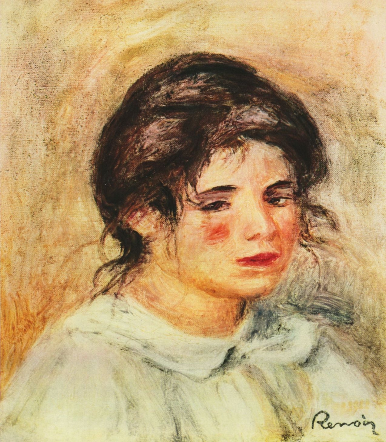 Ренуар. Портрет Габриэль. Около 1890