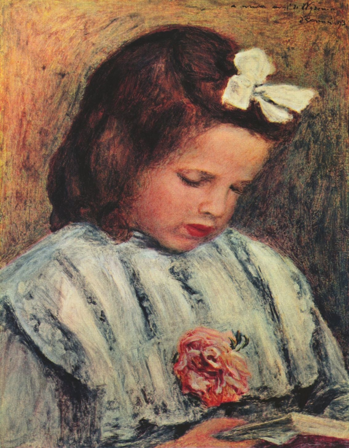 Ренуар. Читающая девочка. 1893
