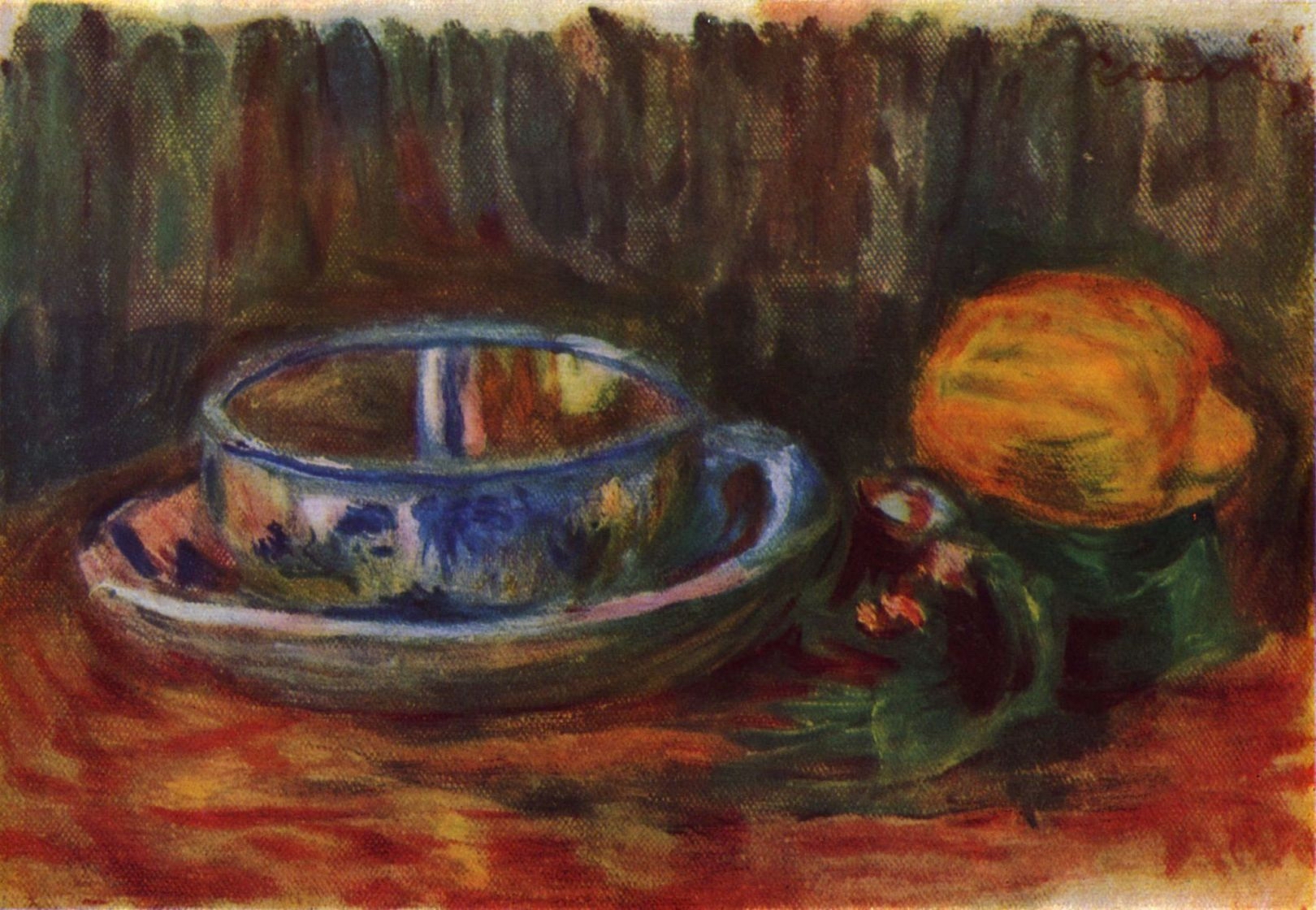 Ренуар. Натюрморт с чашкой. 1905
