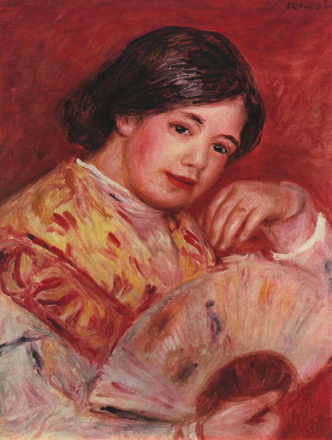 Ренуар. Девочка с веером. Около 1910
