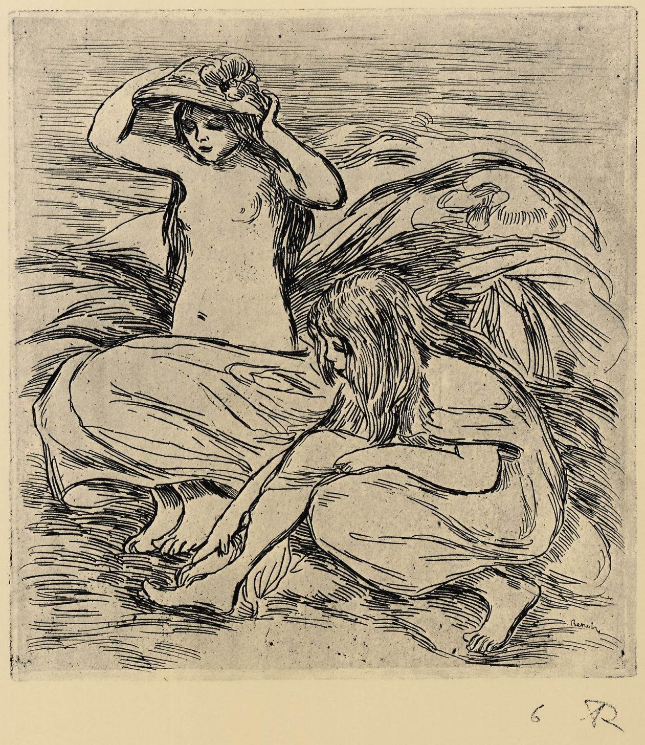 Ренуар. Две купальщицы. 1895