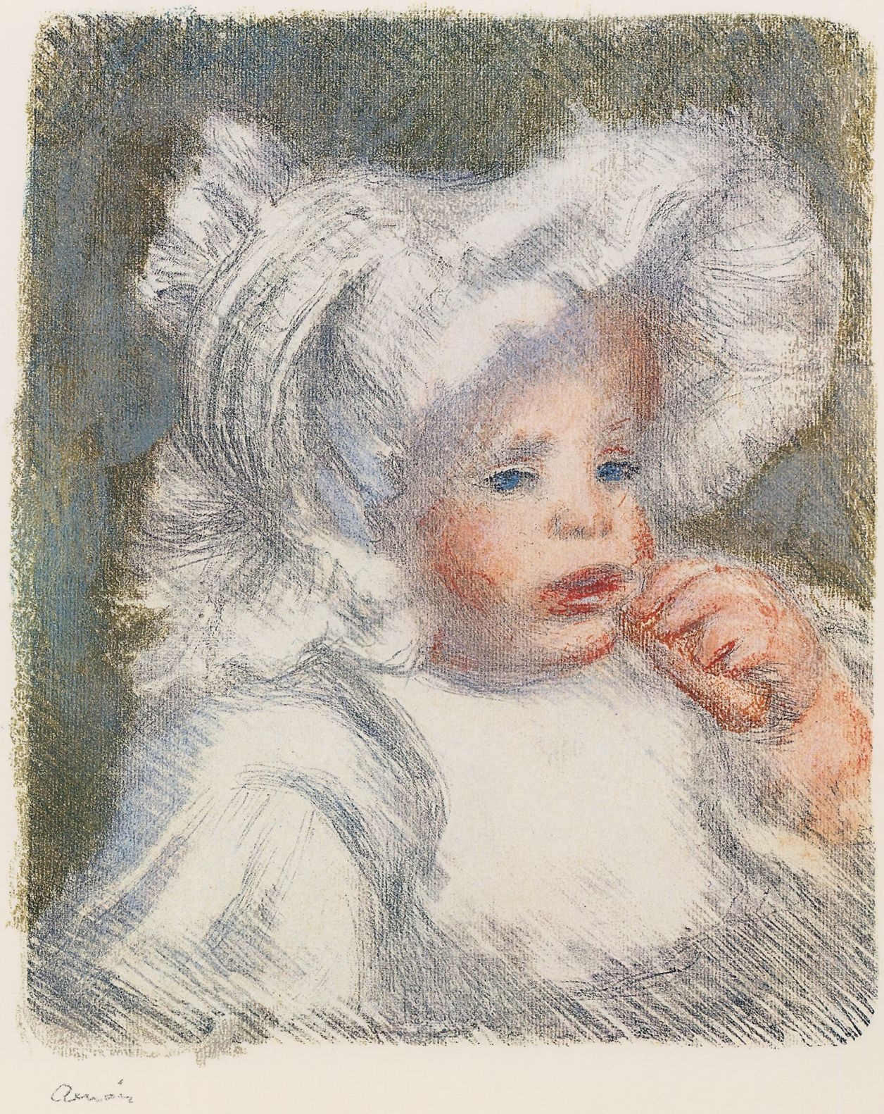 Ренуар. Ребенок с бисквитом. 1899