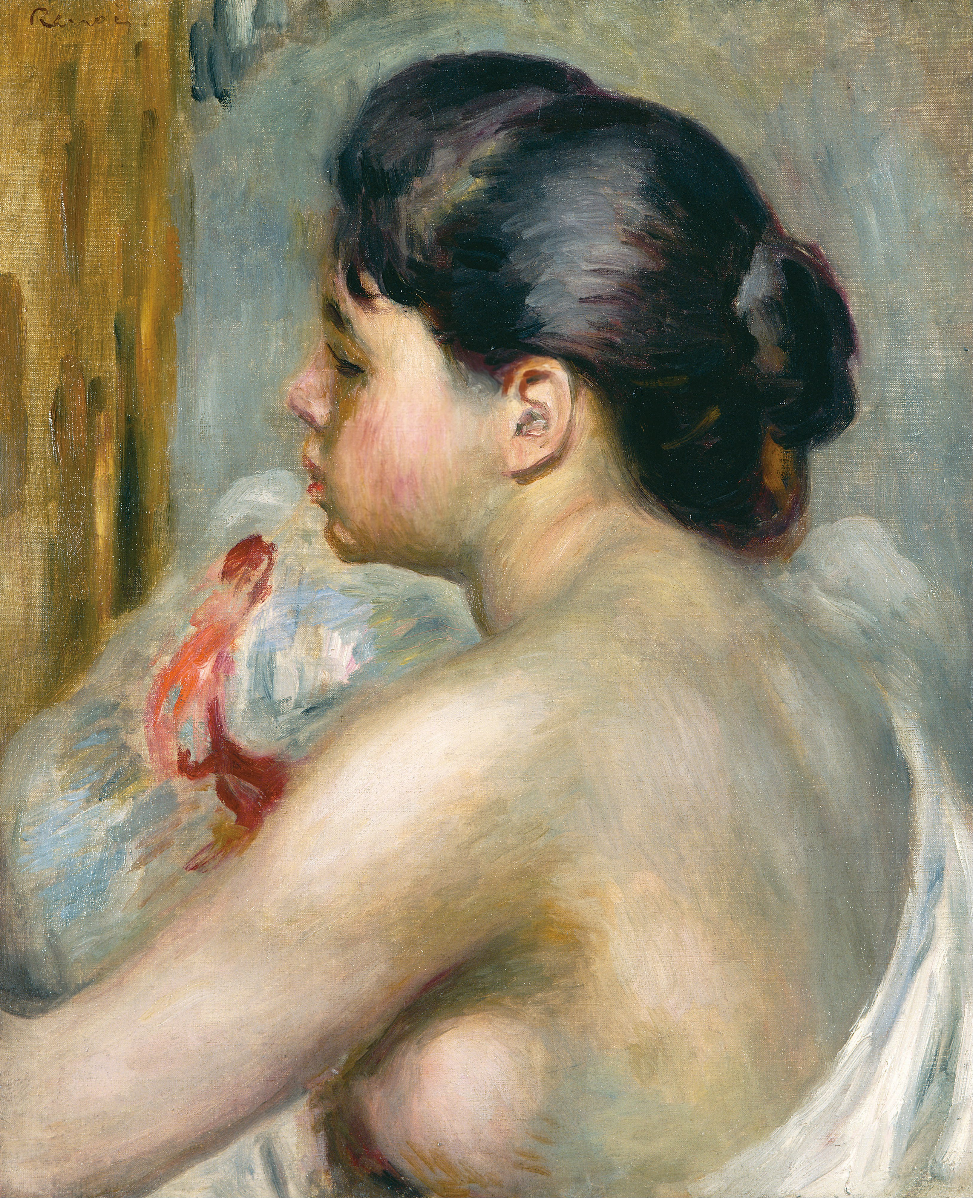 Ренуар. Темно-волосая женщина. 1903-1904