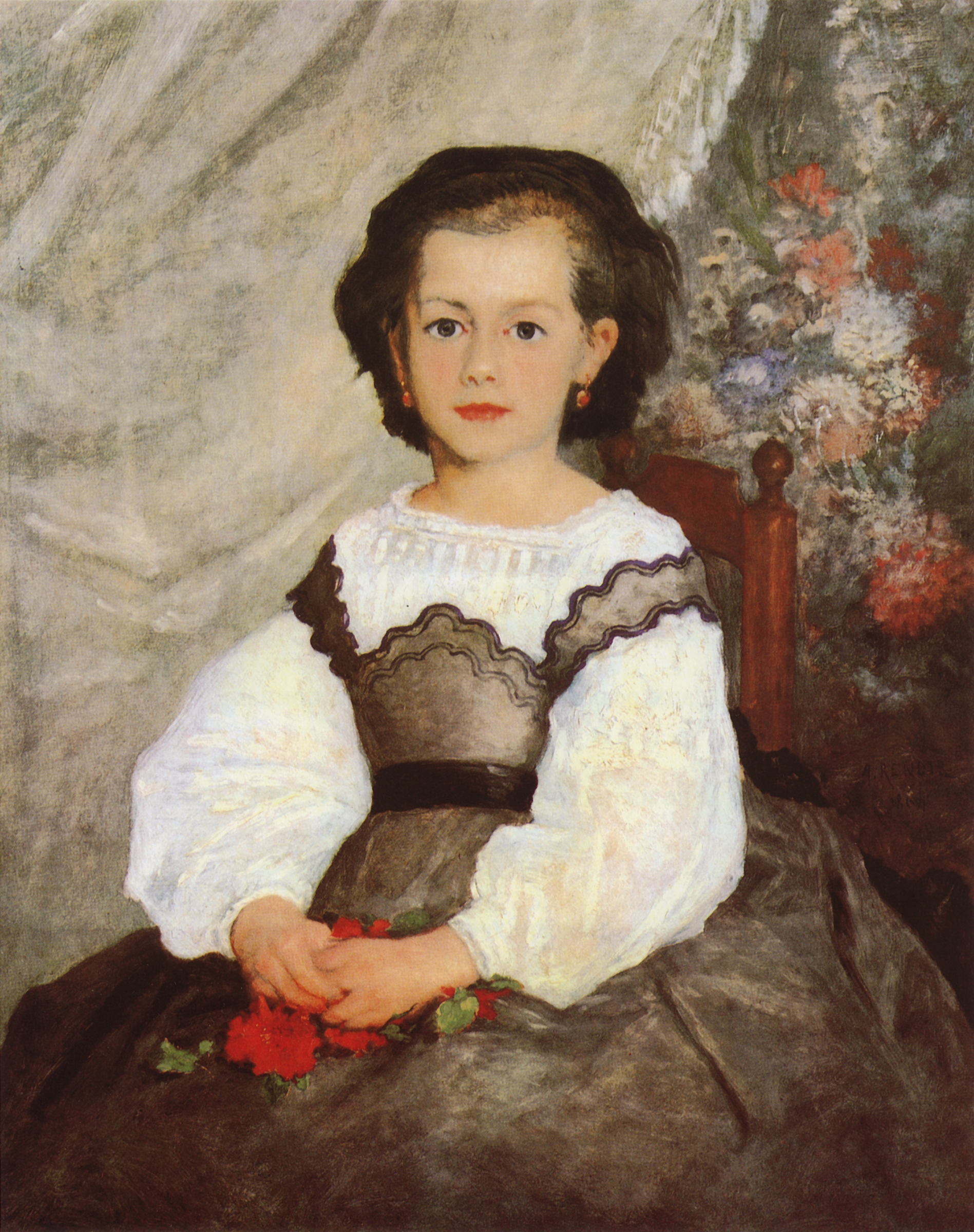 Ренуар. Маленькая мисс  Ромен Ланко. 1864