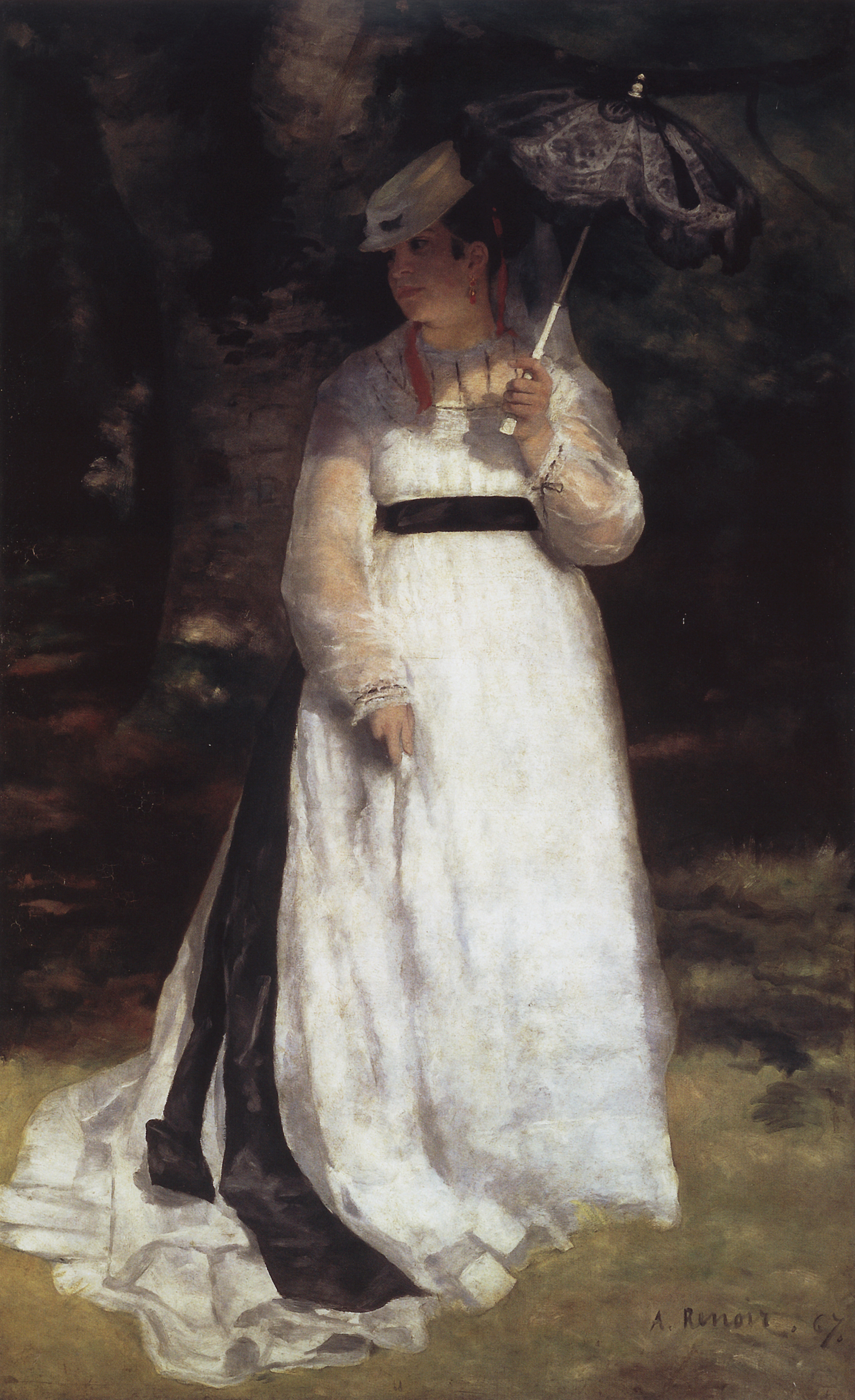 Ренуар. Лиза (Женщина с зонтиком). 1867