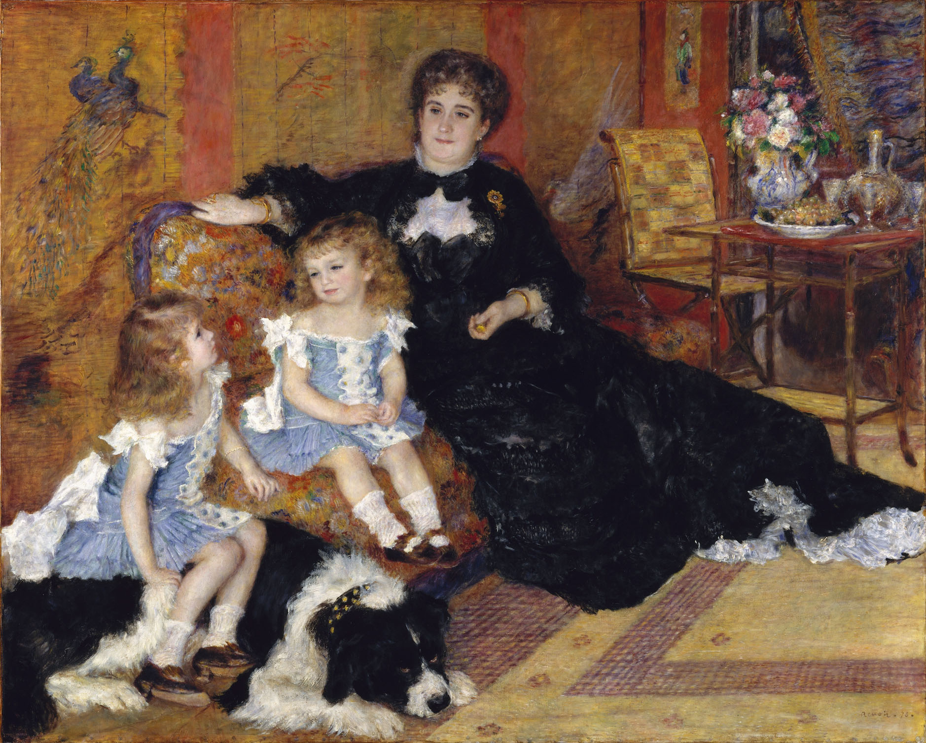 Ренуар. Мадам Жорж Шарпантье с детьми. 1878