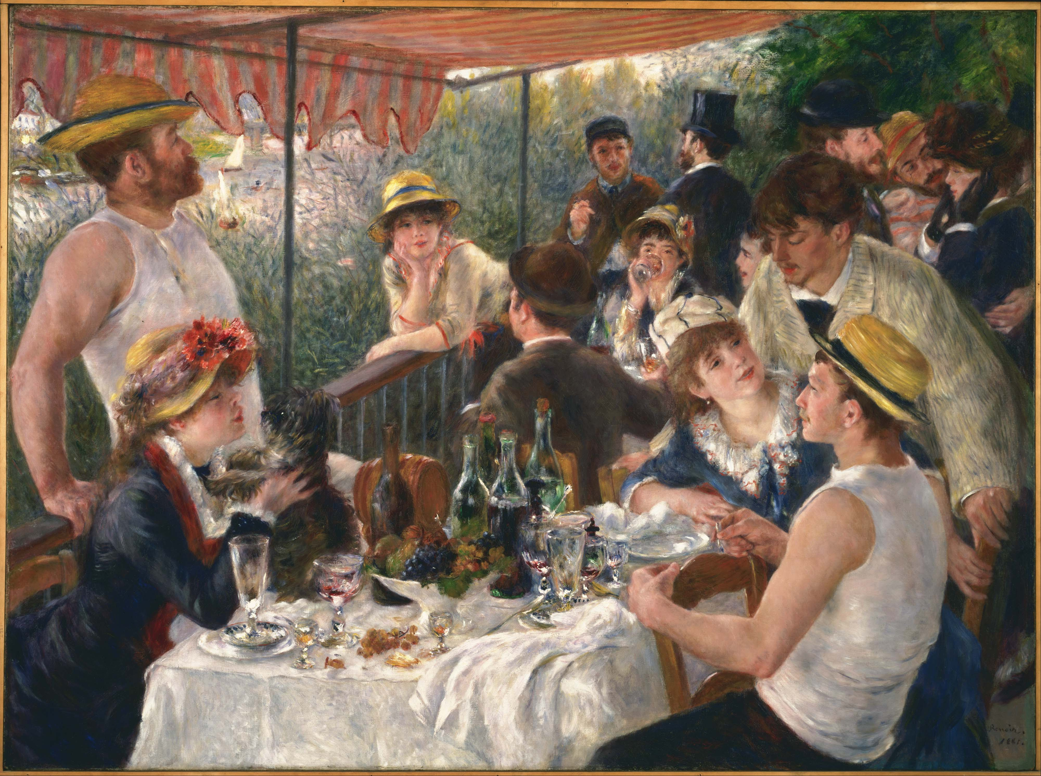 Ренуар. Завтрак гребцов. 1880-1881