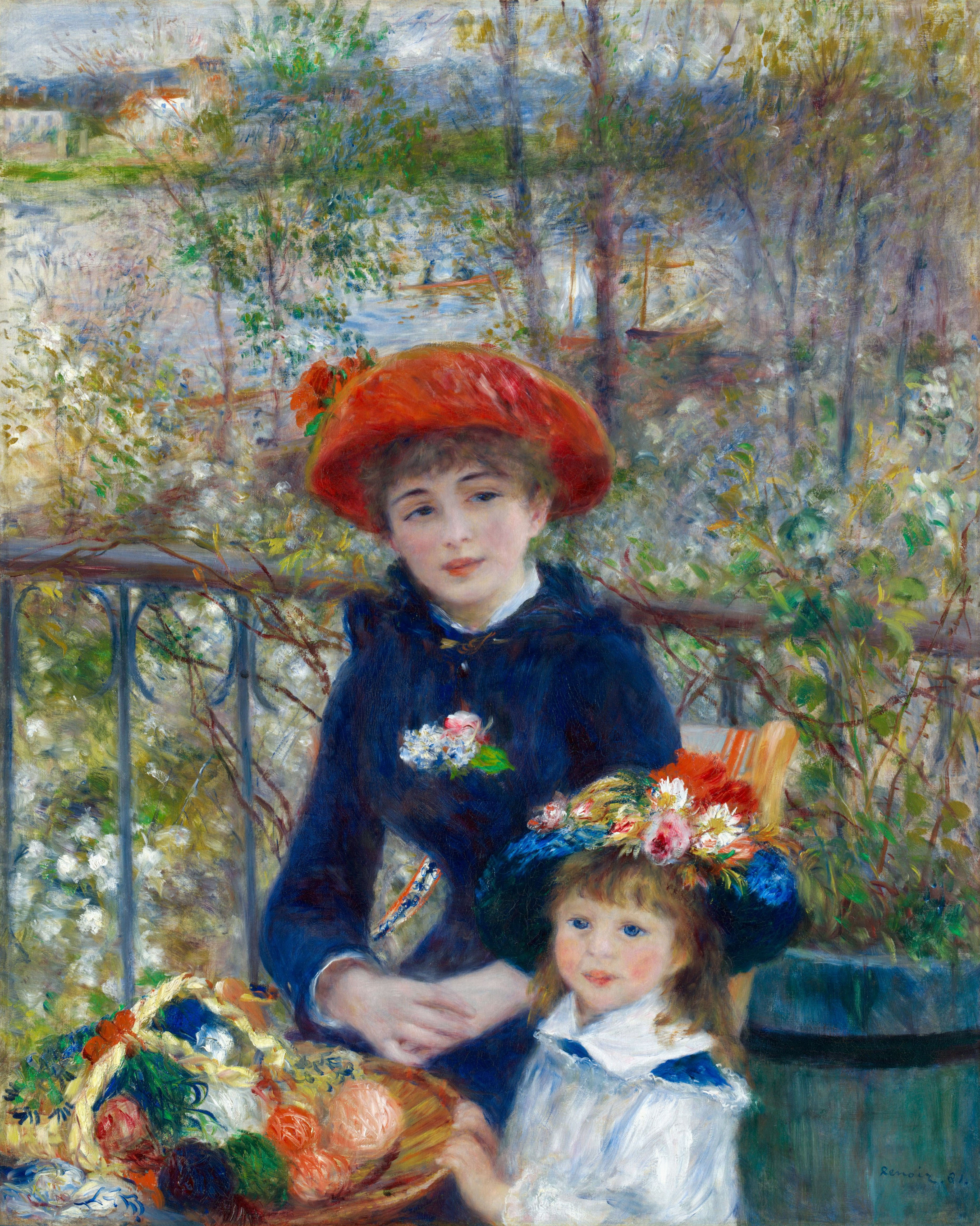 Ренуар. Две сестры (На террасе). 1881