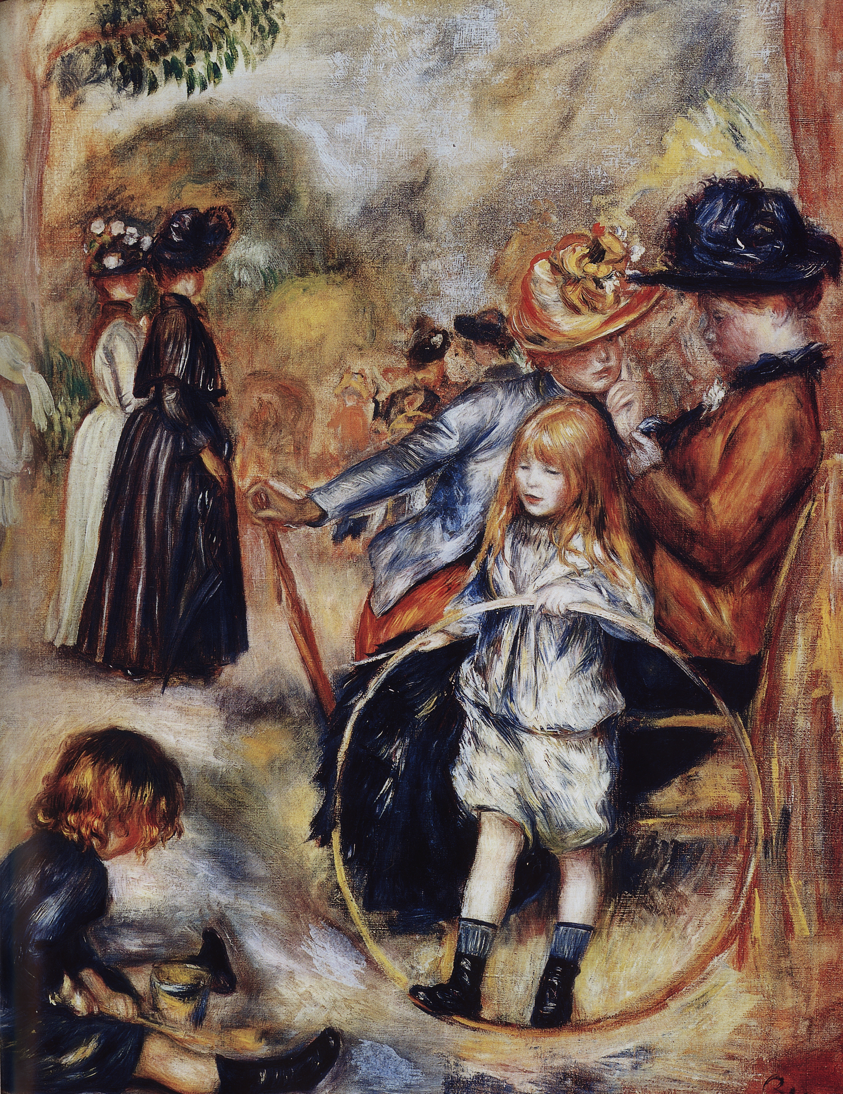 Ренуар. Люксембургский сад. Около 1883
