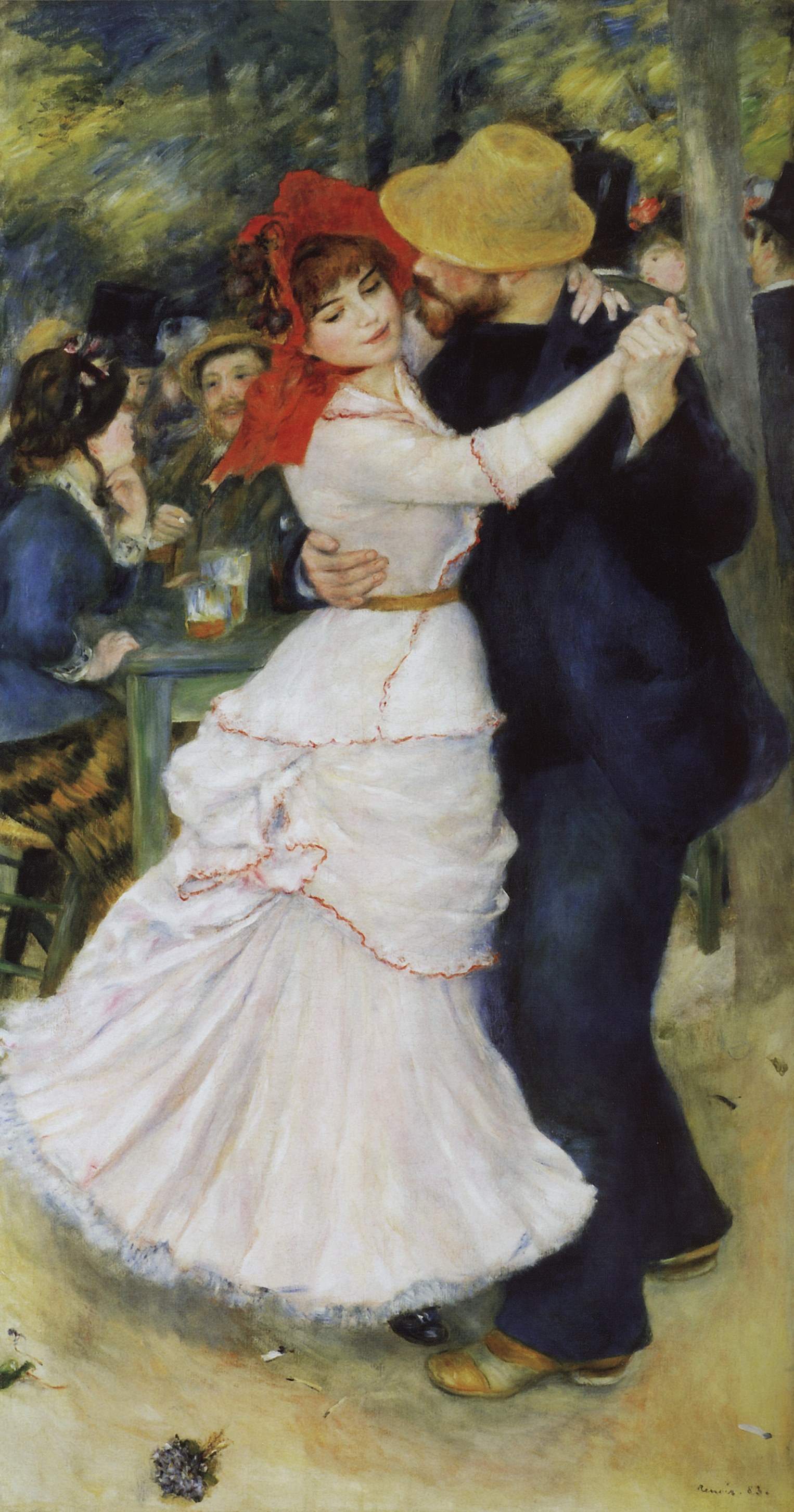 Ренуар. Танец в Буживале (Сюзанна Валадон и Поль Лот). 1883