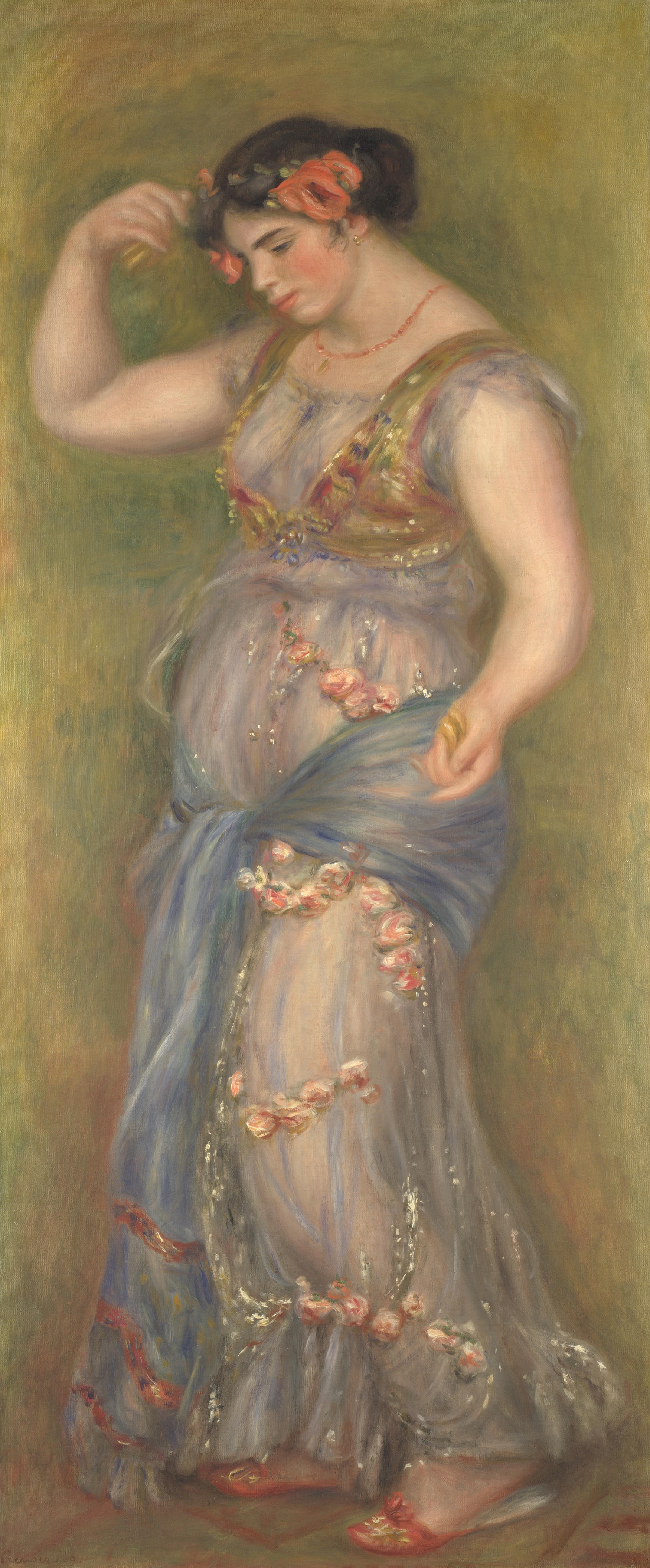Ренуар. Танцующая девушка с кастаньетами. 1909