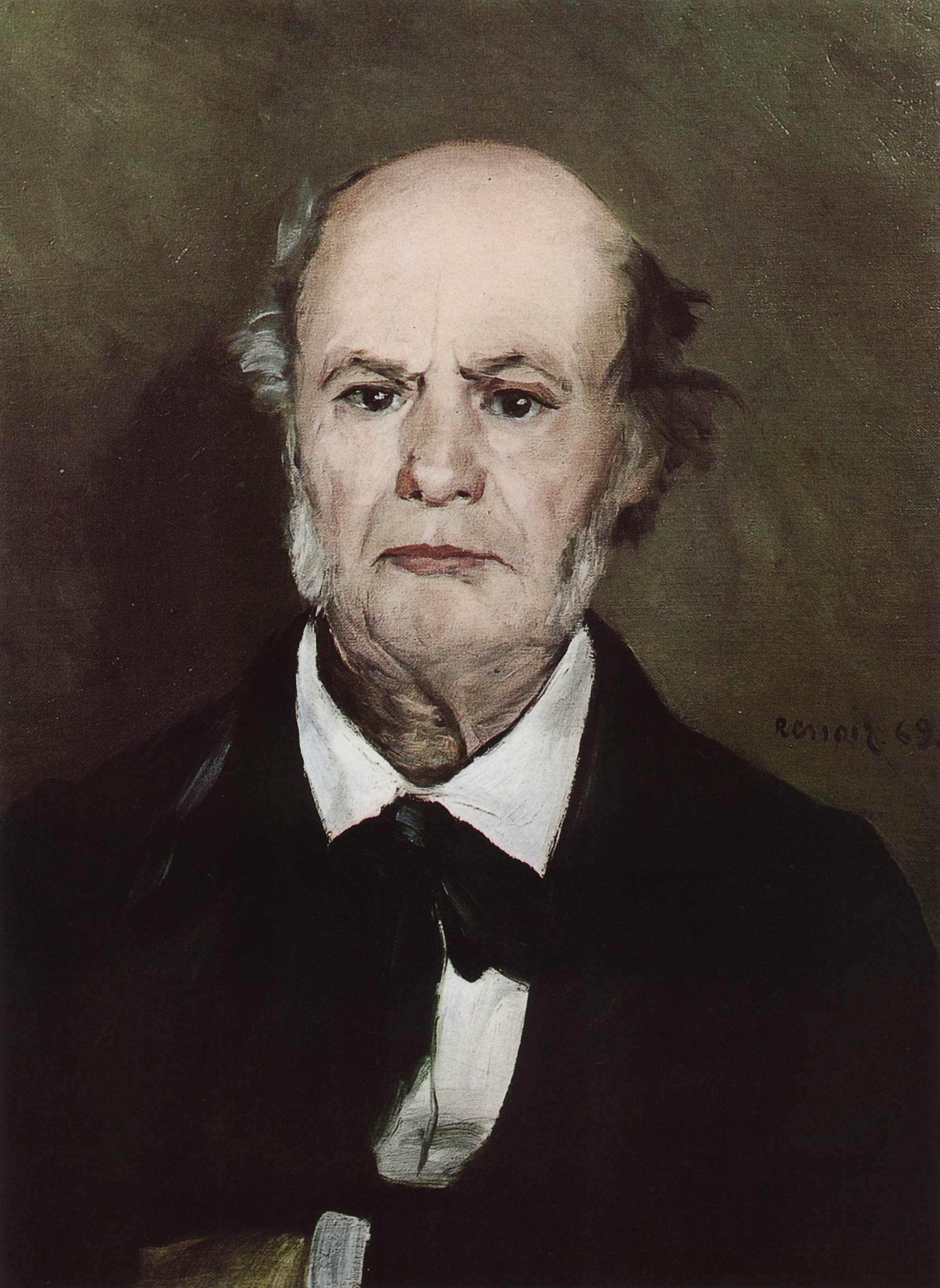 Ренуар. Портрет Леонара Ренуара (отца художника). 1869