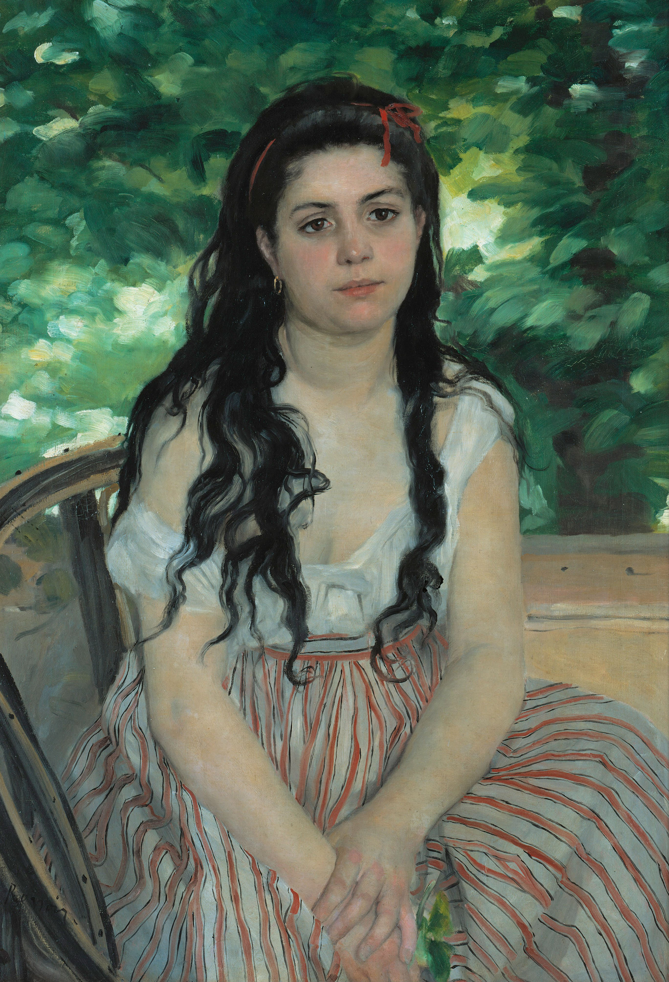 Ренуар. Лето (Девушка-цыганка). 1868