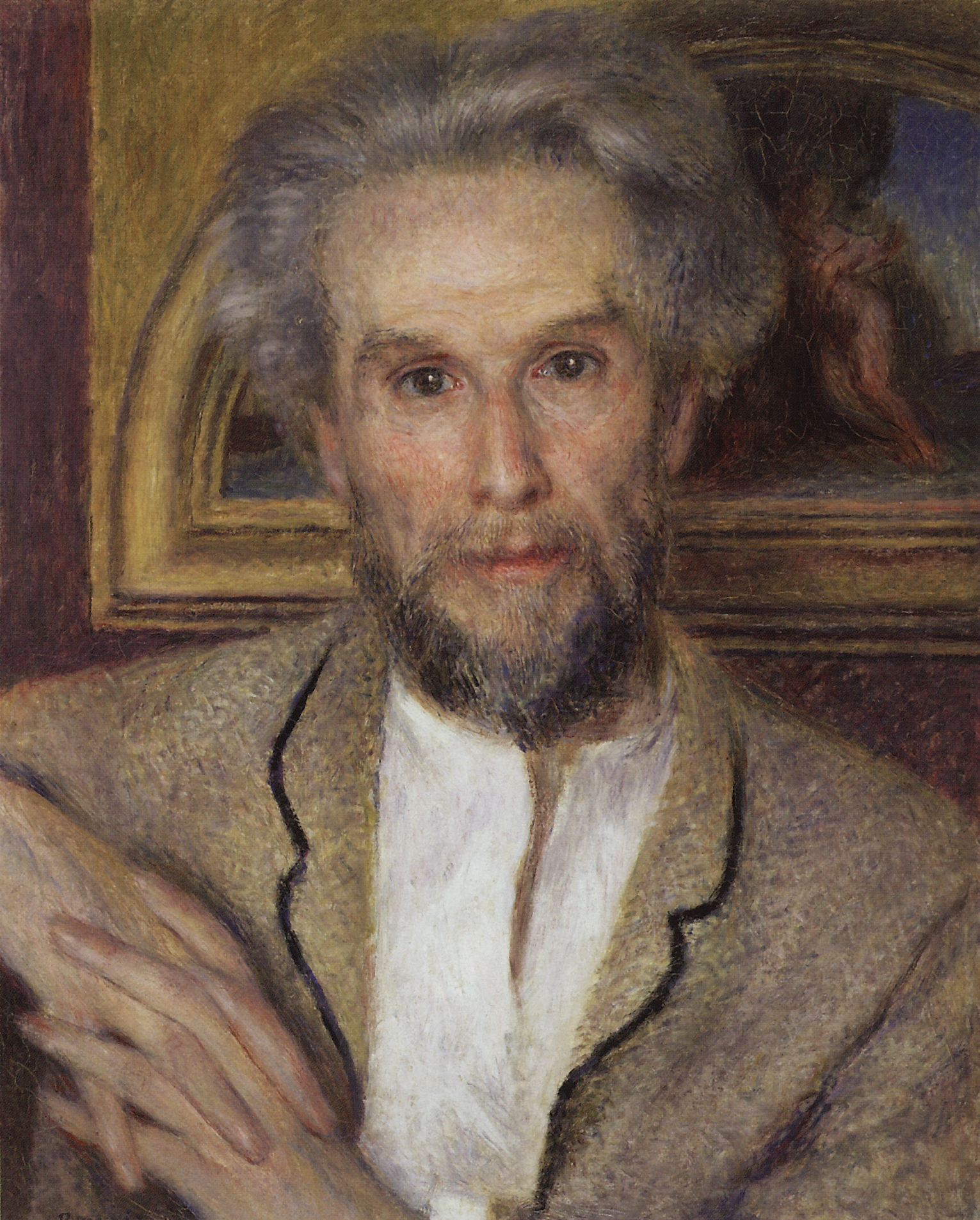 Ренуар. Портрет Виктора Шоке. Около 1875