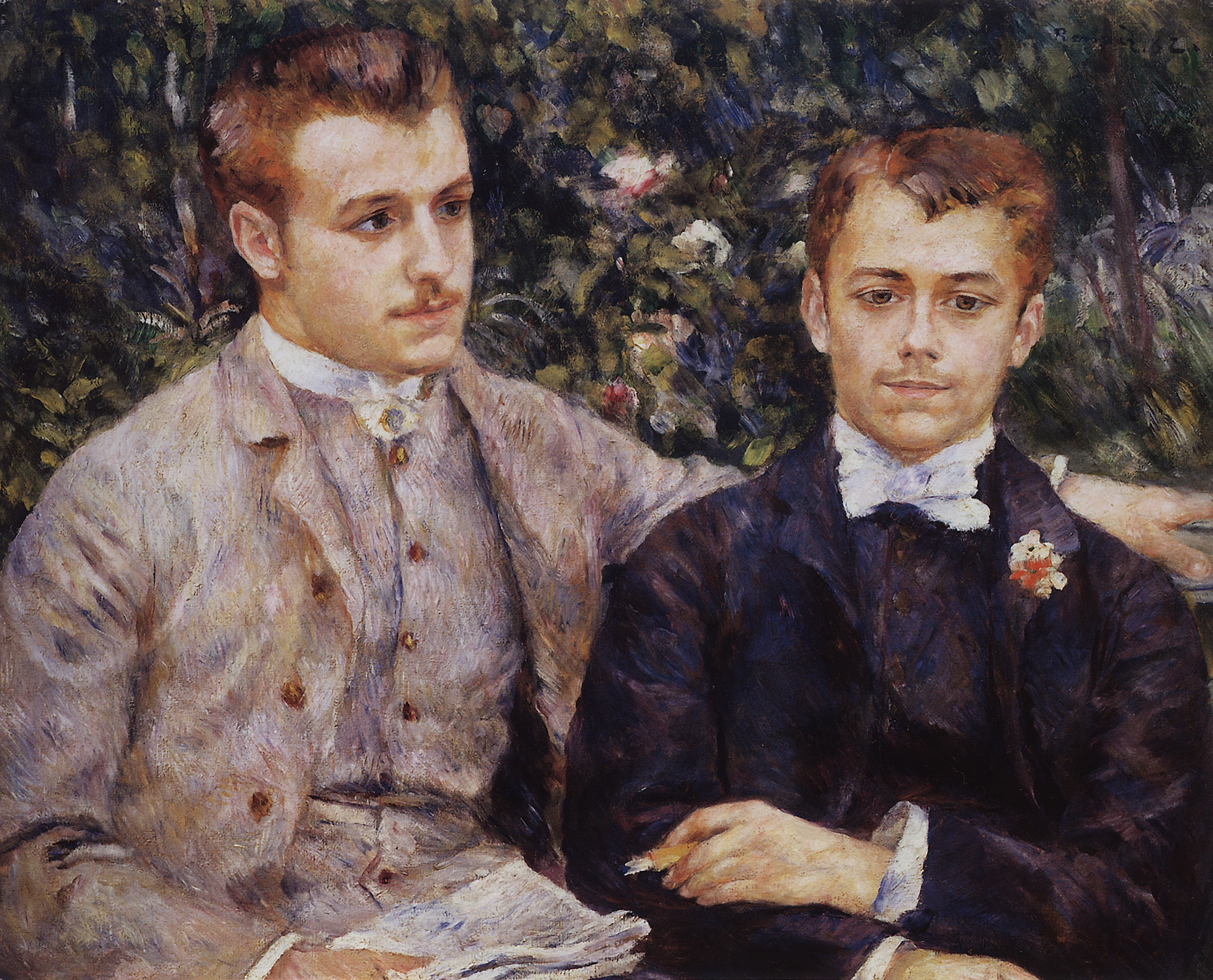 Ренуар. Портрет Шарля и Жоржа Дюран-Рюэль. 1882