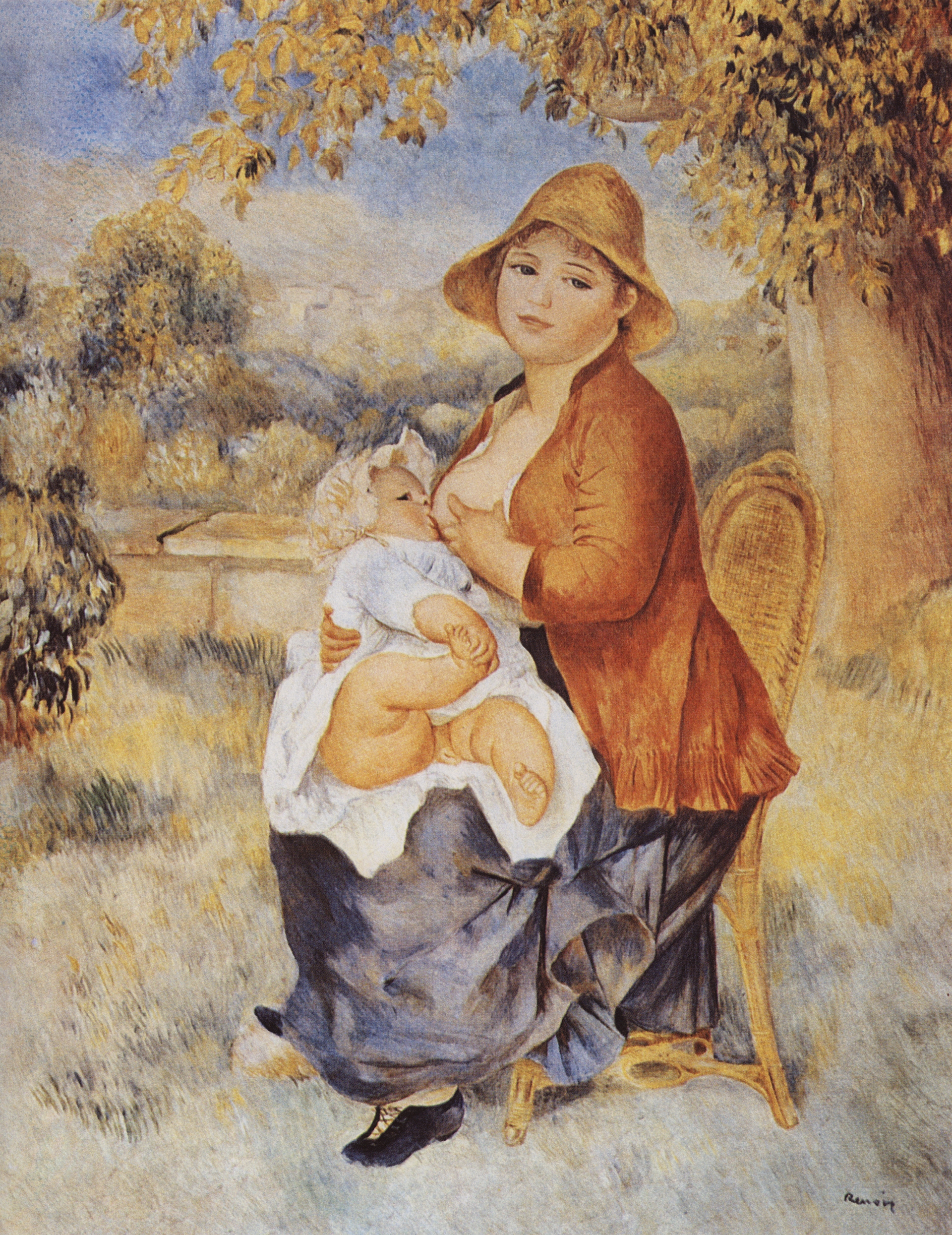 Ренуар. Материнство. 1886