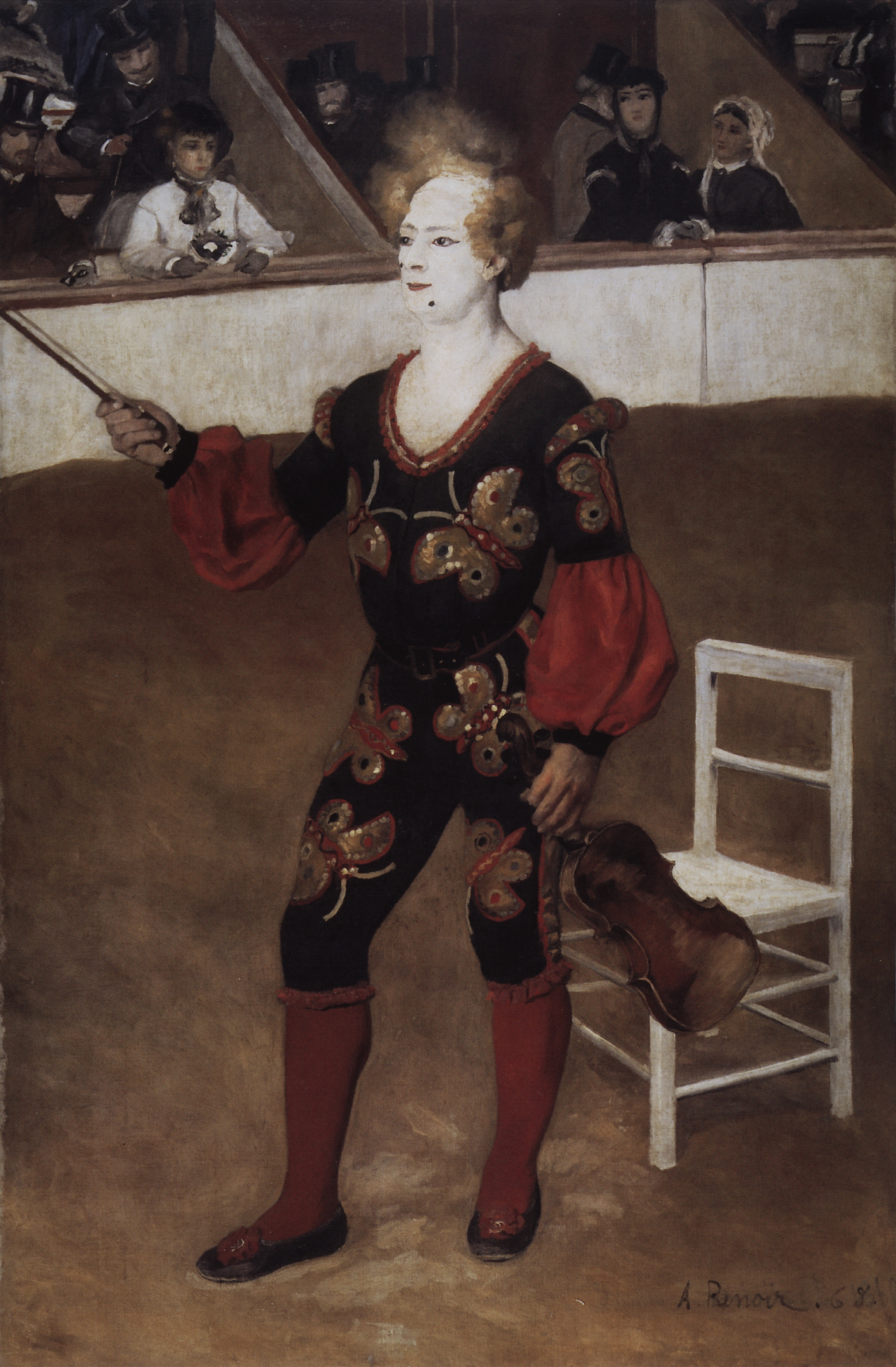 Ренуар. Клоун в цирке (Джеймс Боллинджер Мазутреек). 1868