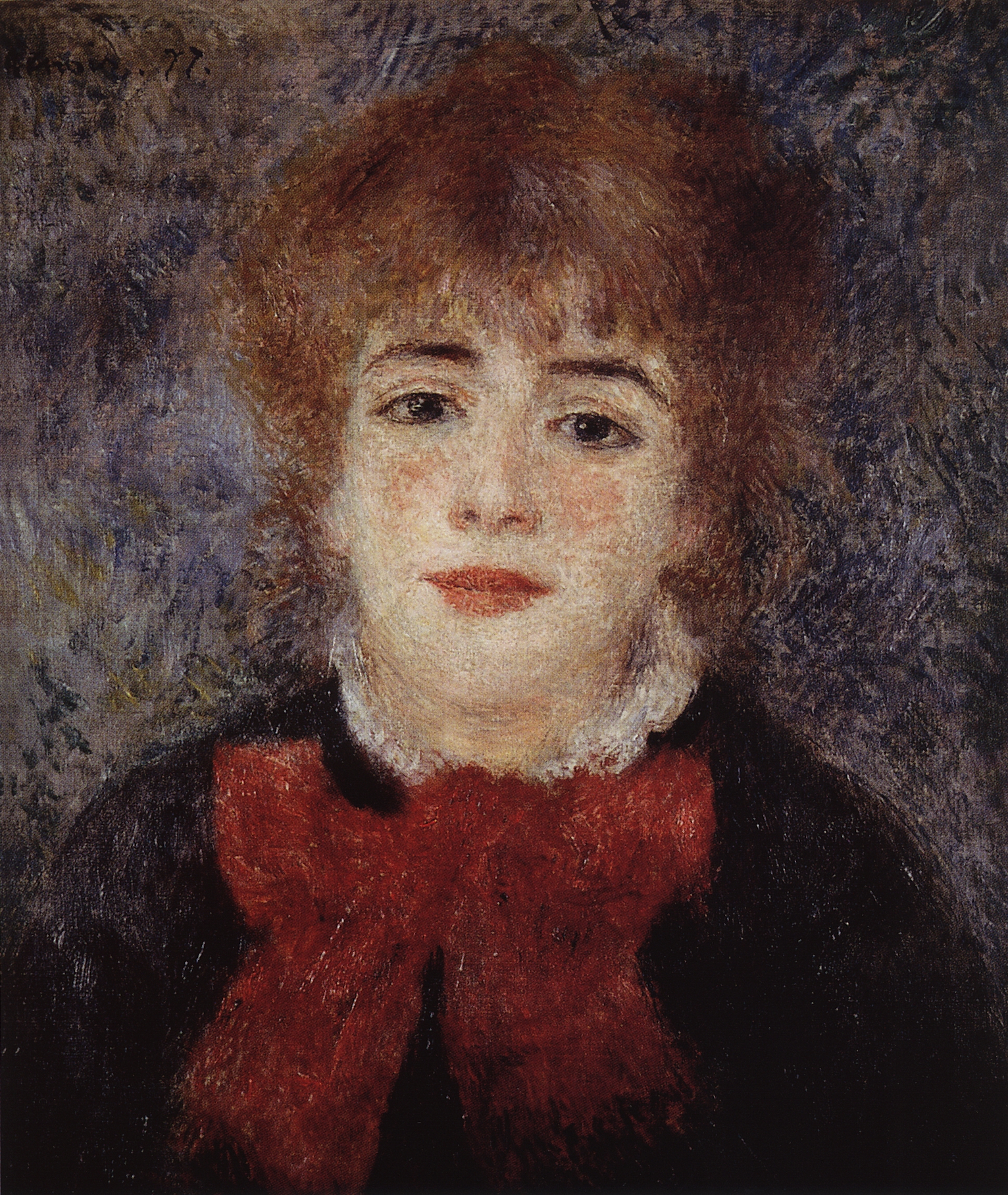 Ренуар. Портрет Жанны Самари. 1877