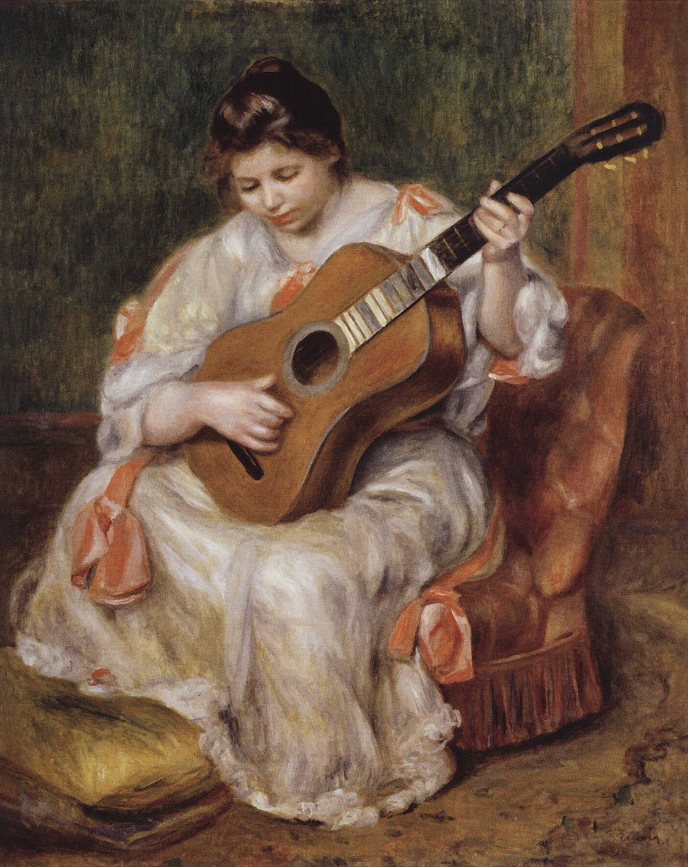Ренуар. Женщина, играющая на гитаре. 1896-1897