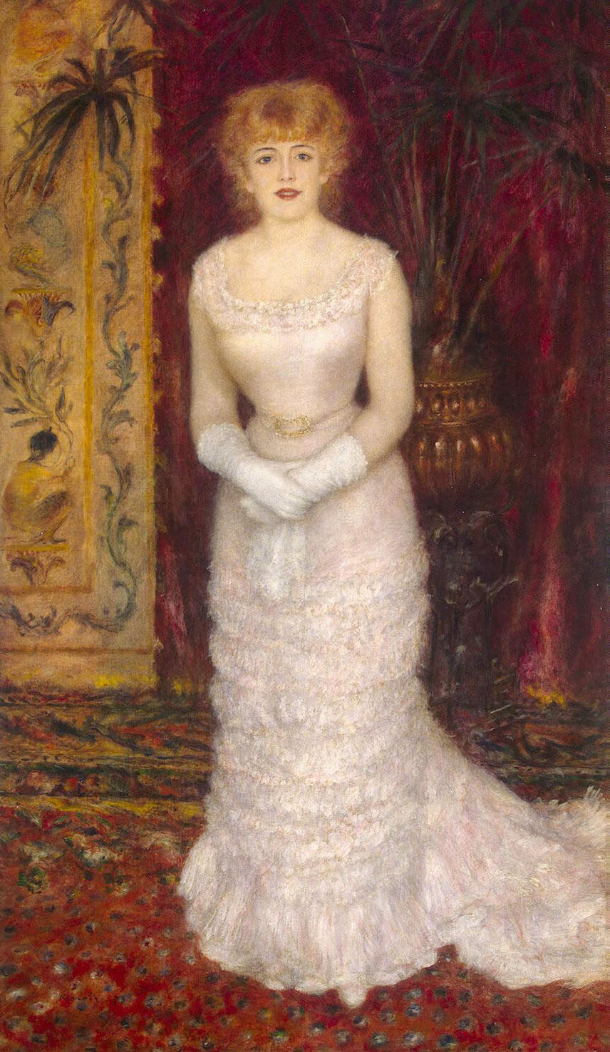 Ренуар. Портрет актрисы Жанны Самари. 1878
