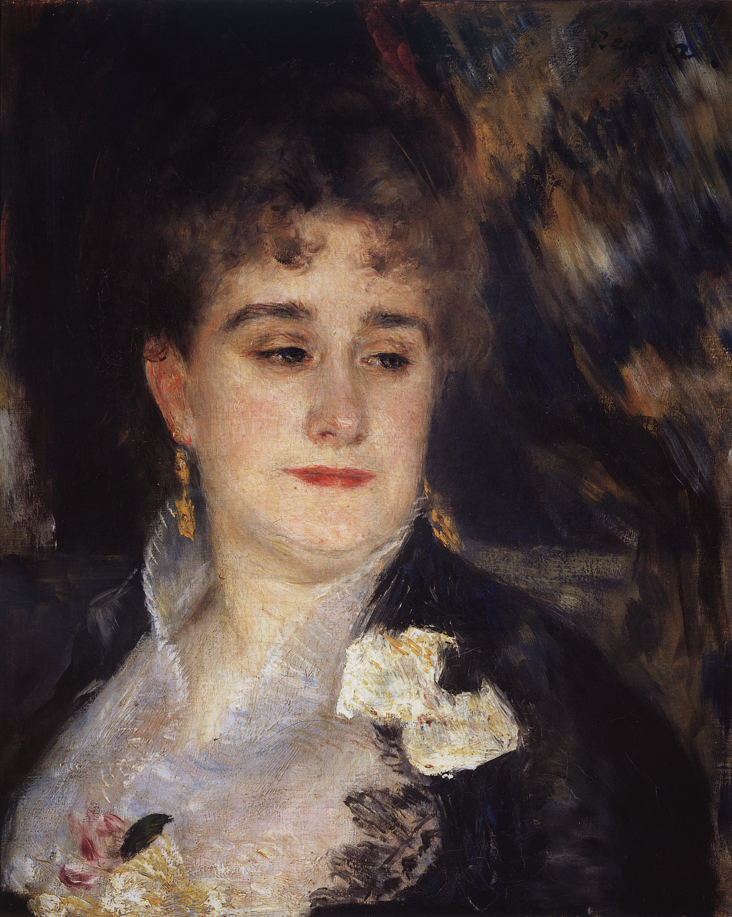 Ренуар. Портрет мадам Шарпантье. 1876-1877