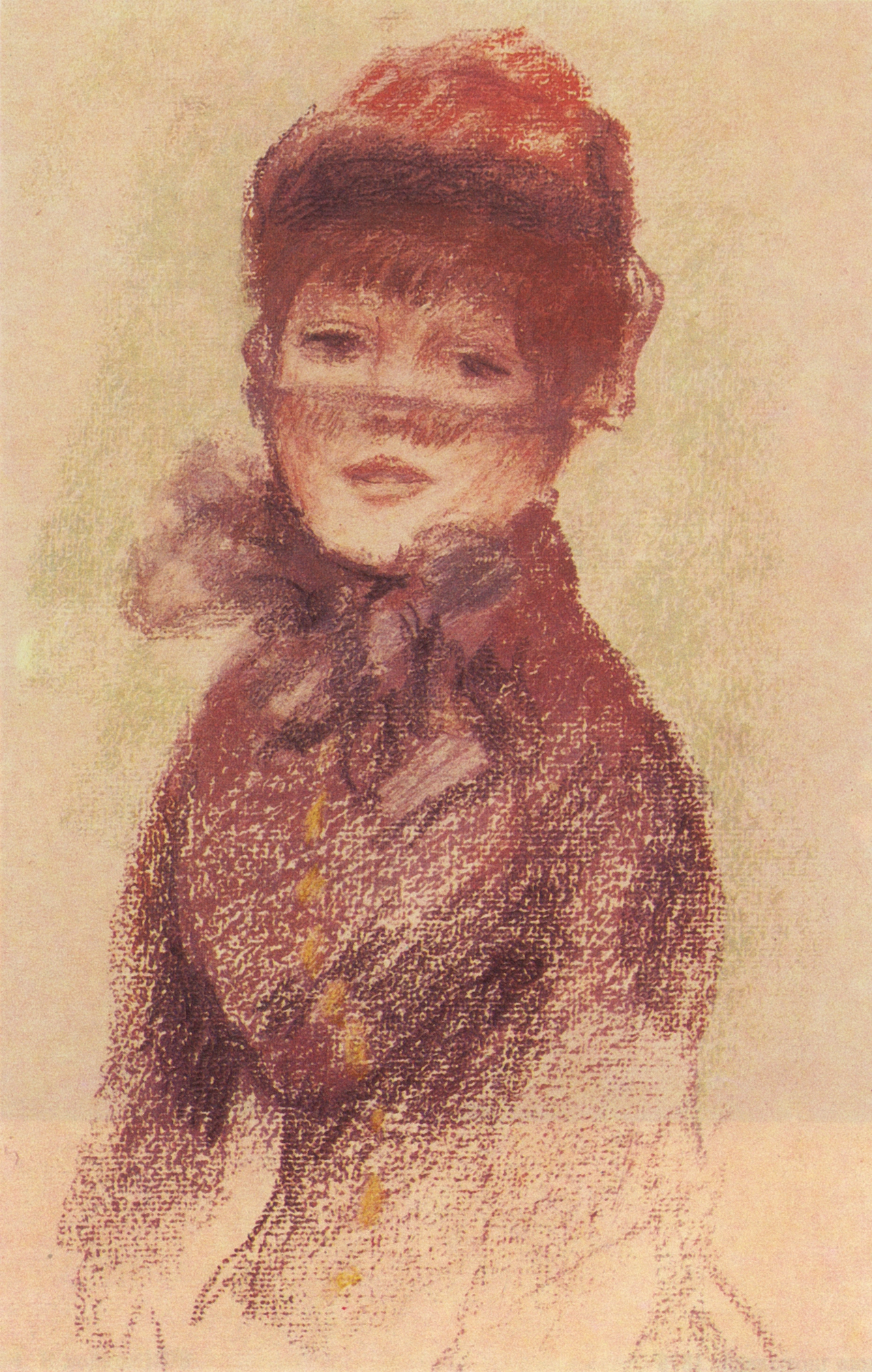 Ренуар. Девушка под вуалью. 1878