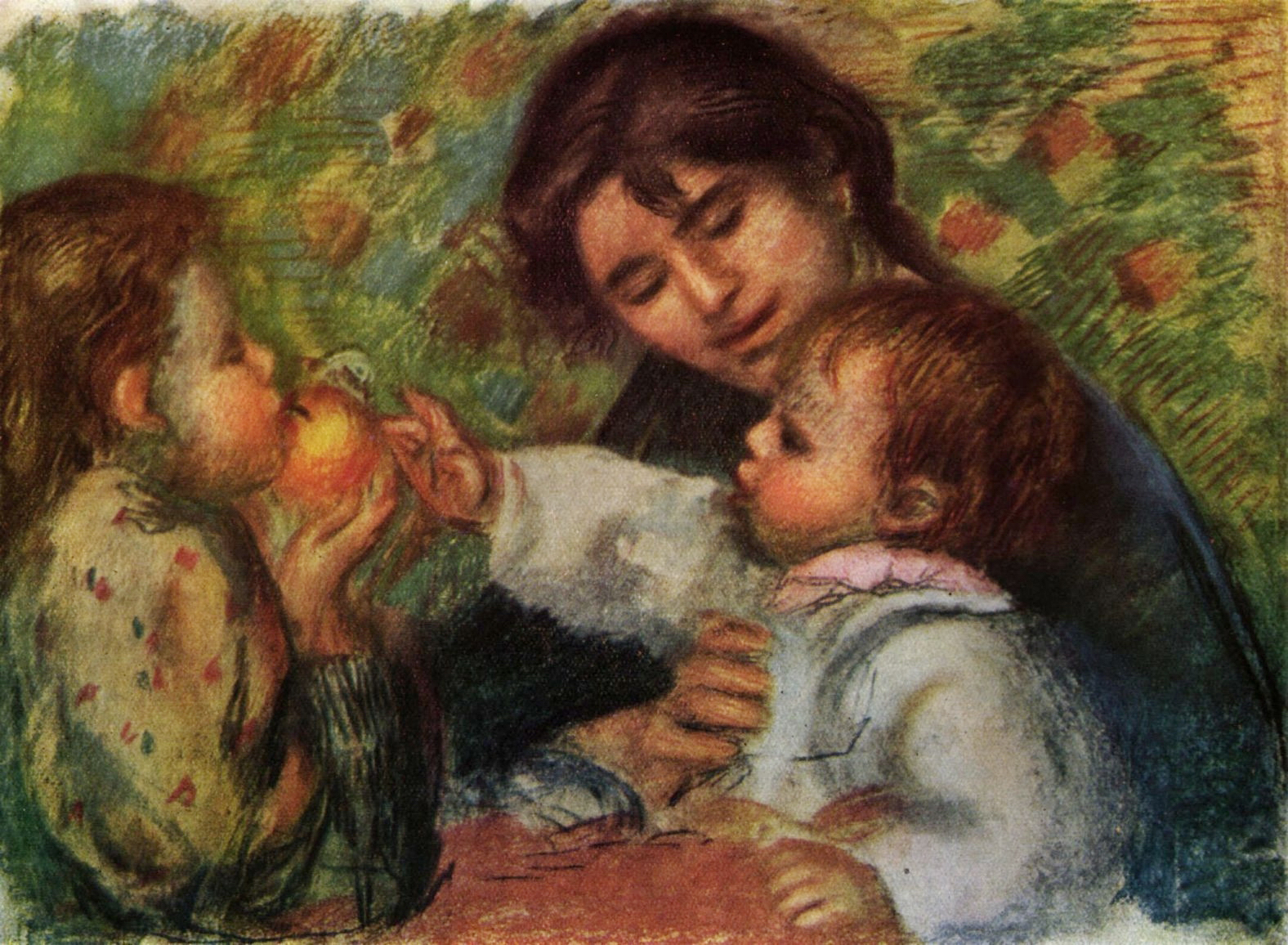 Ренуар. Габриэль с детьми Ренуара. 1892-1894