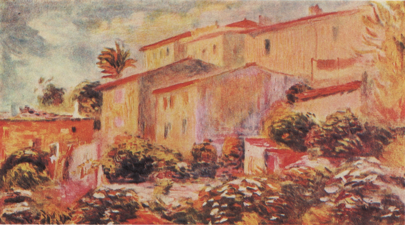 Ренуар. Дом в Кане. 1907