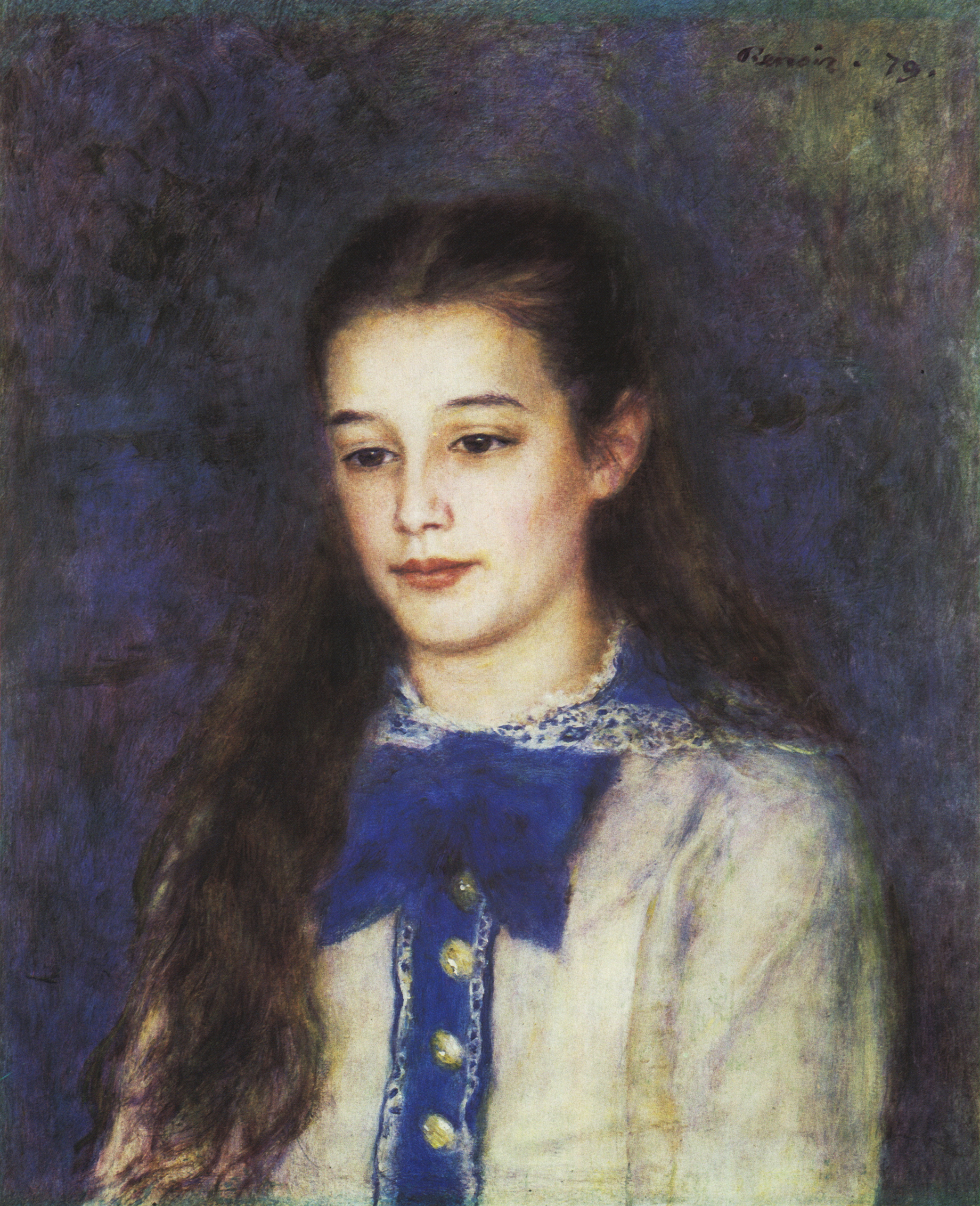 Ренуар. Портрет Терезы Берар. 1879