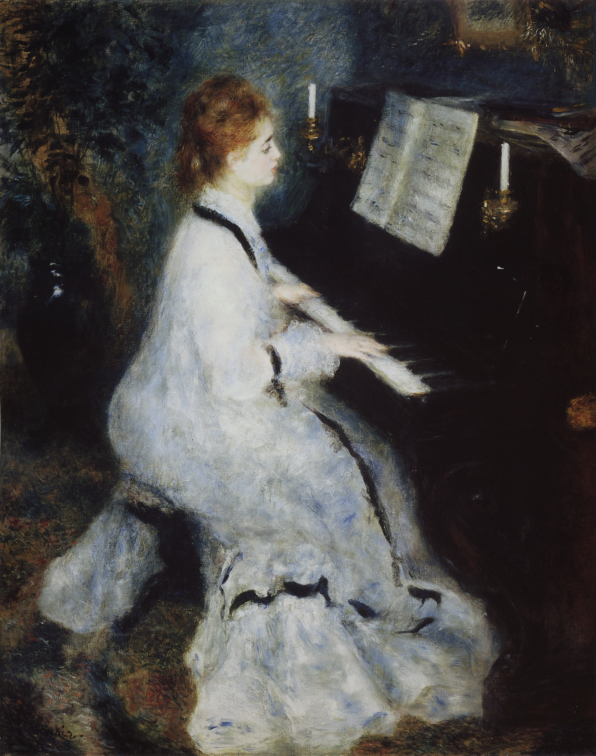Ренуар. За роялем. 1875
