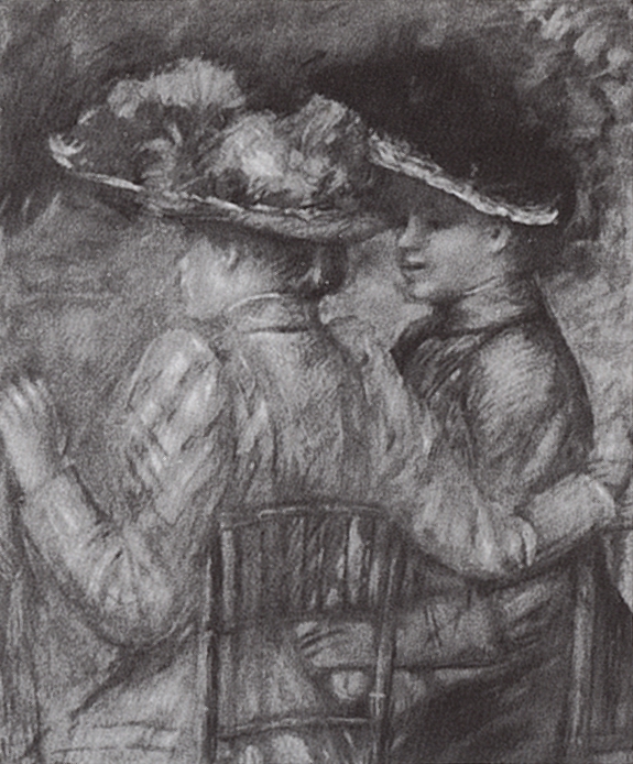Ренуар. Две девушки (Разговор). 1895