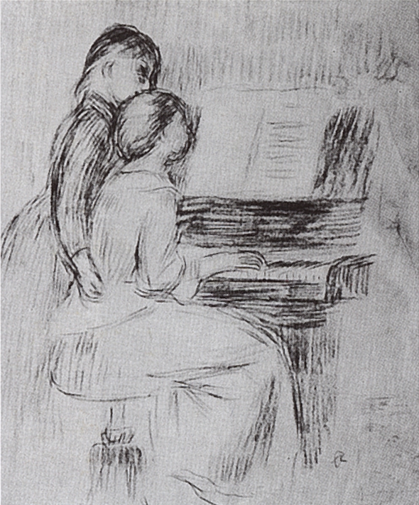 Ренуар. Урок музыки. 1891