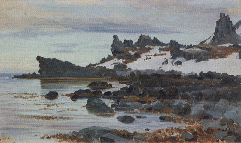 Борисов. Кеккурский мыс на Мурмане. 1896