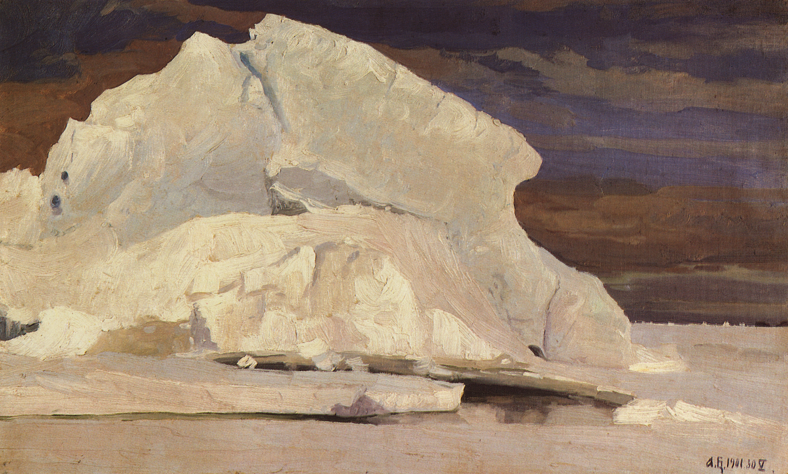 Борисов. Айсберг в Карском море. 1901