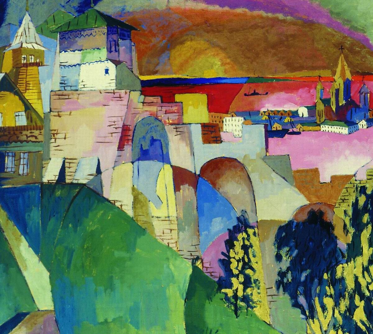 Лентулов. Нижний Новгород. 1915