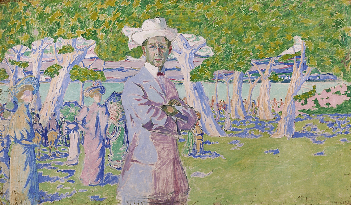 Лентулов. Портрет Н.А.Соловьева. 1907