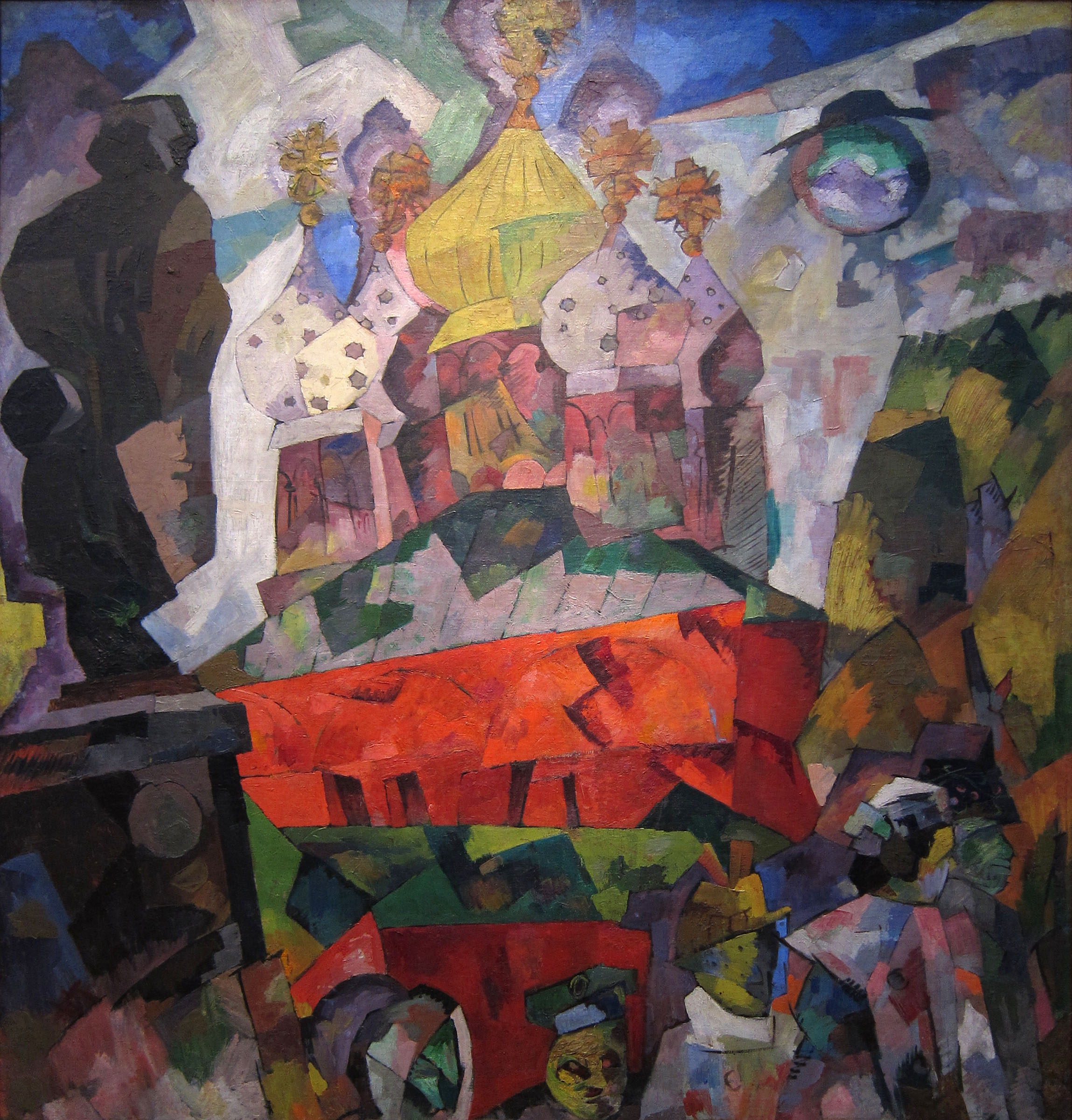 Лентулов. Тверской бульвар. 1917