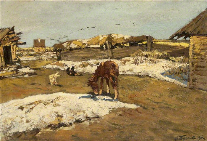 Туржанский. Вечерние тени. 1940 