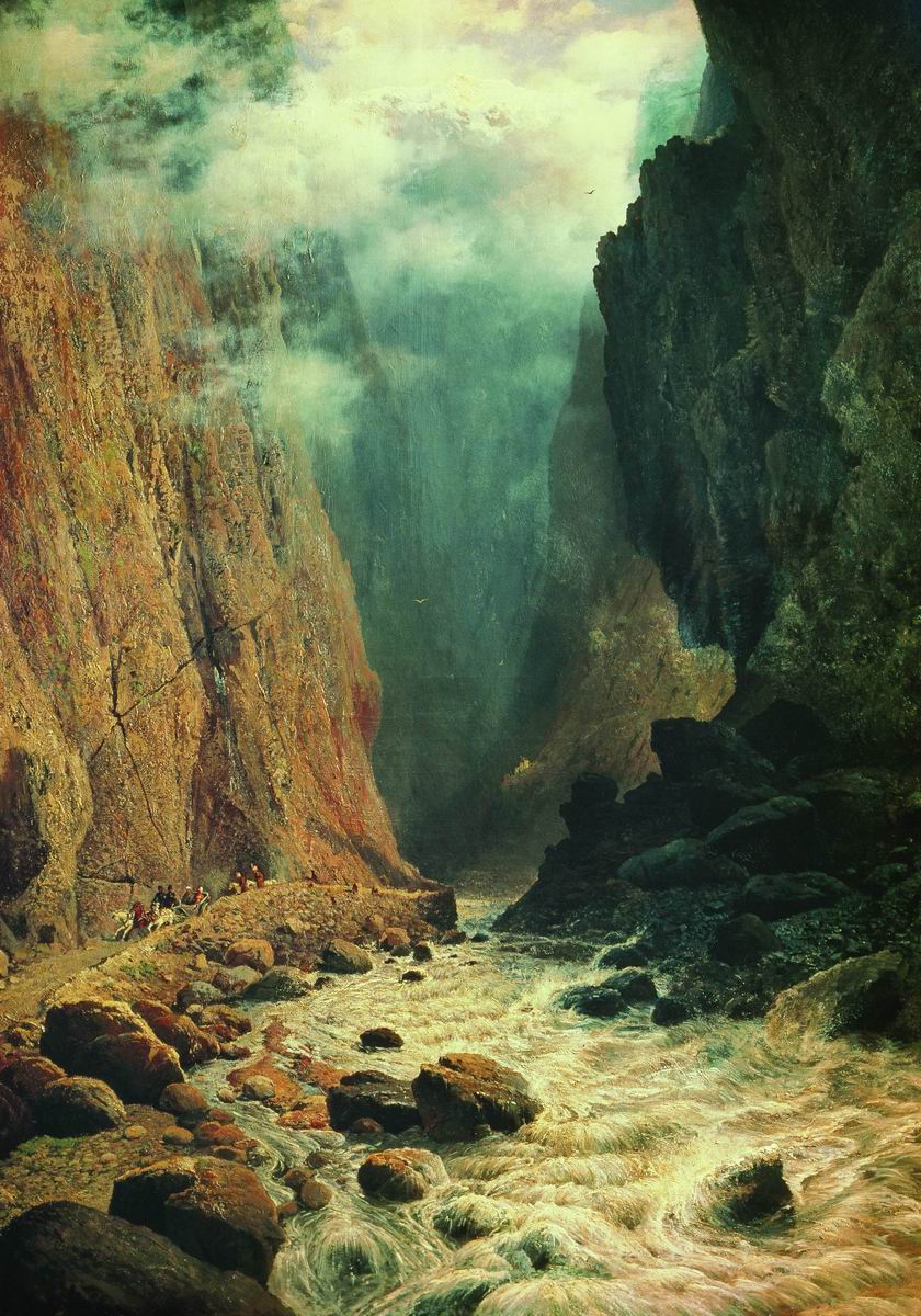 Судковский. Дарьяльское ущелье. 1884