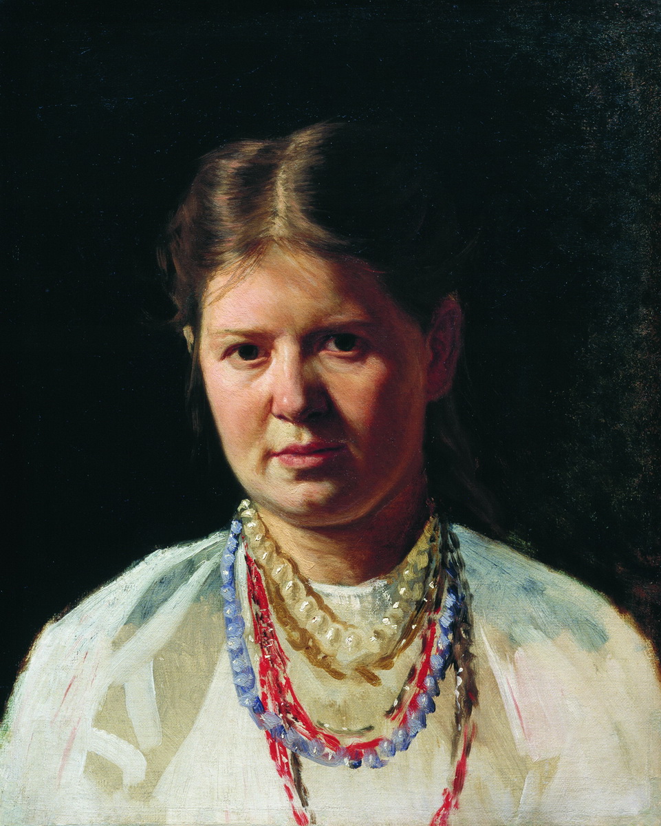 Ярошенко. Женский портрет (Украинка). 1870-е