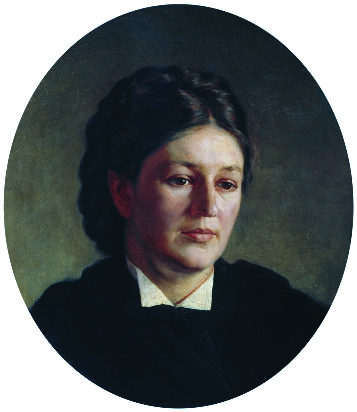 Ярошенко. Портрет Марии Павловны Ярошенко. 1875