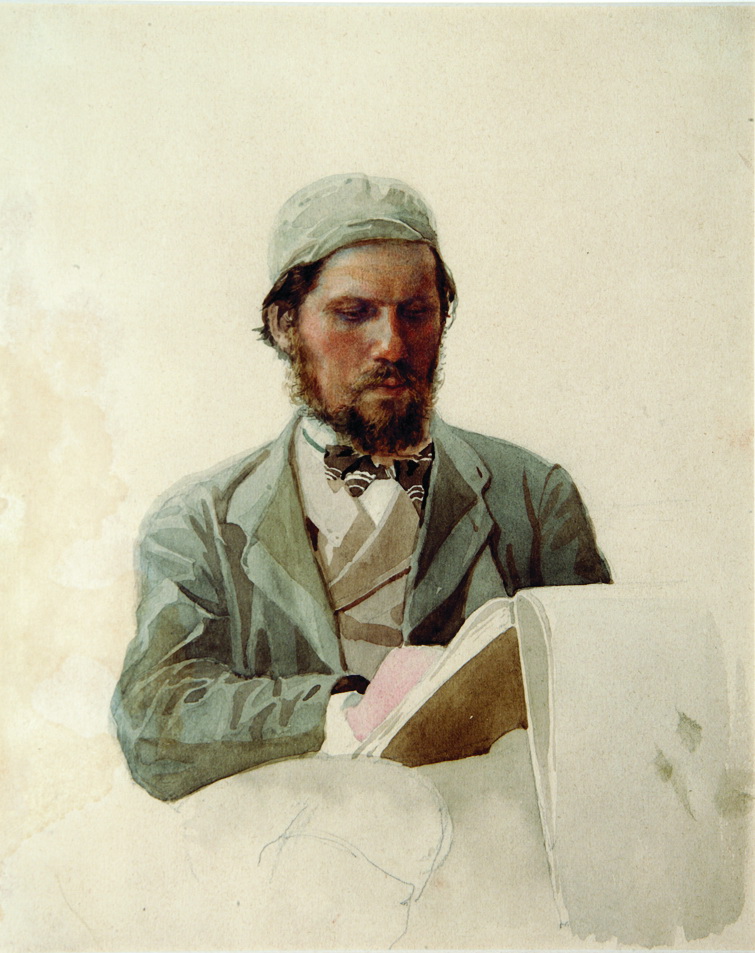 Ярошенко. Портрет художника Ивана Николаевича Крамского. 1874